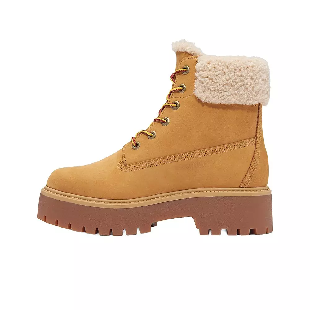 Timberland Stone Street Fur Platform Waterproof "Wheat" Women's Boot - WHEAT