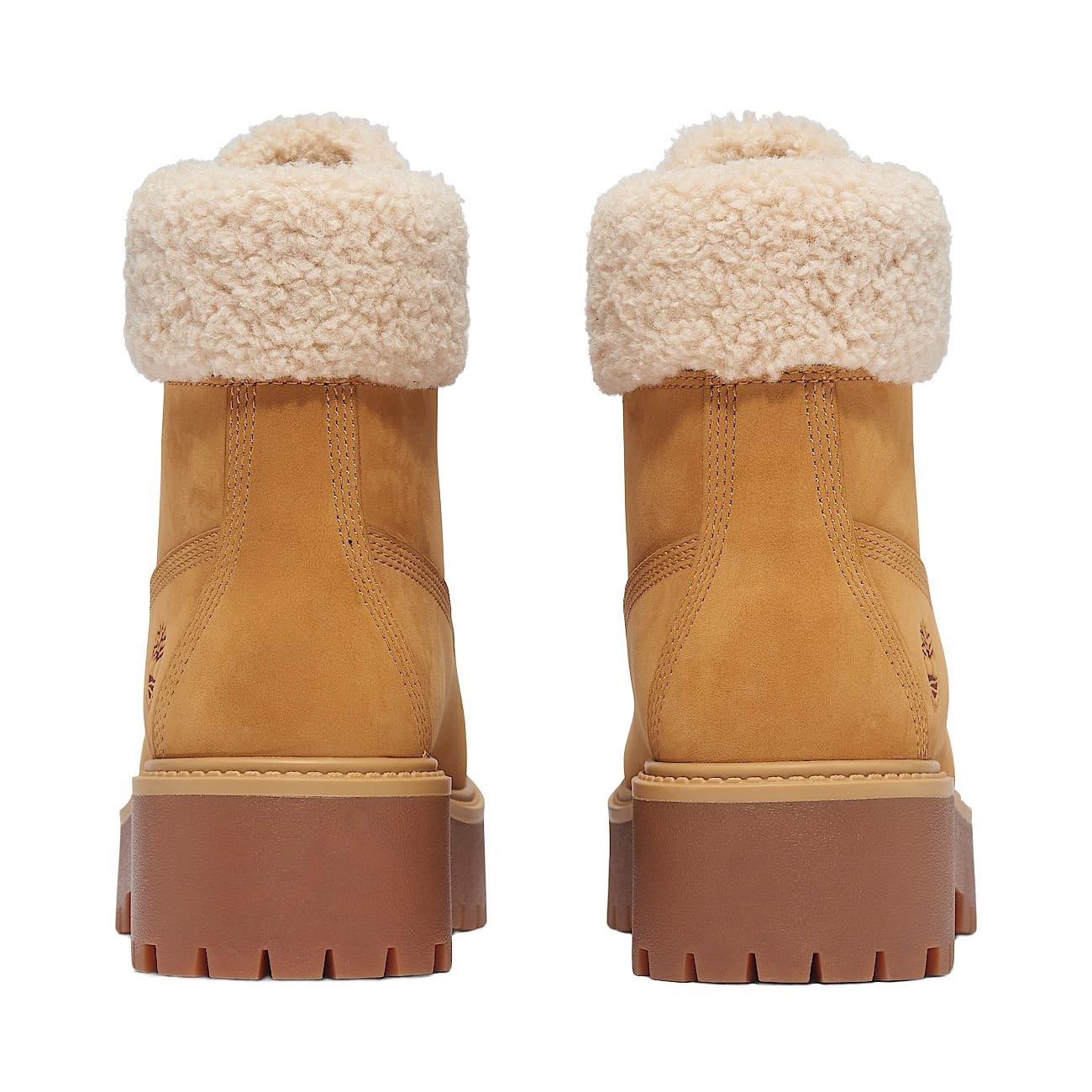 Timberland Stone Street Fur Platform Waterproof "Wheat" Women's Boot - WHEAT Thumbnail View 6