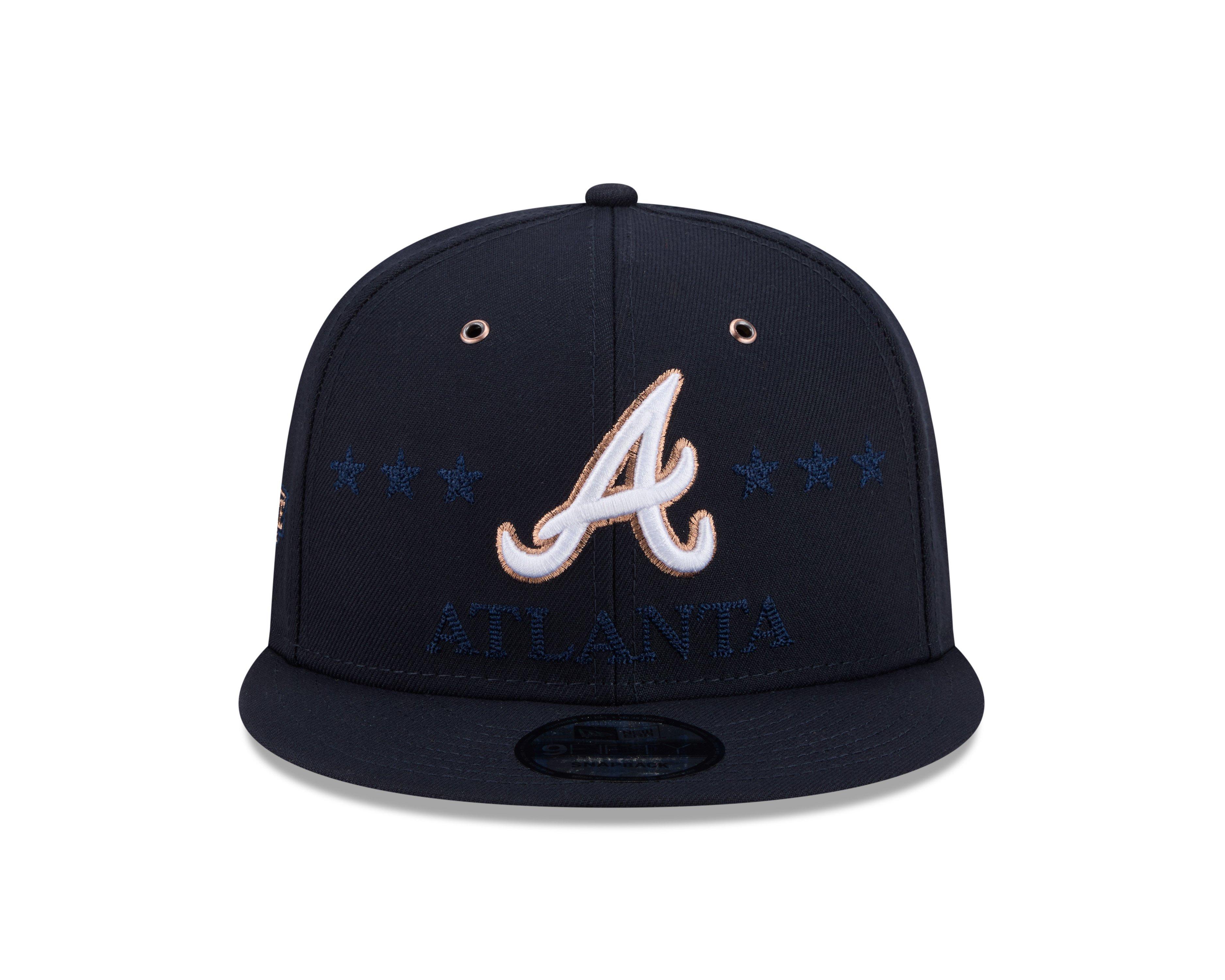 New Era Atlanta Braves 9FIFTY 2026 All Star Game Snapback Hat - Navy - NAVY Thumbnail View 3