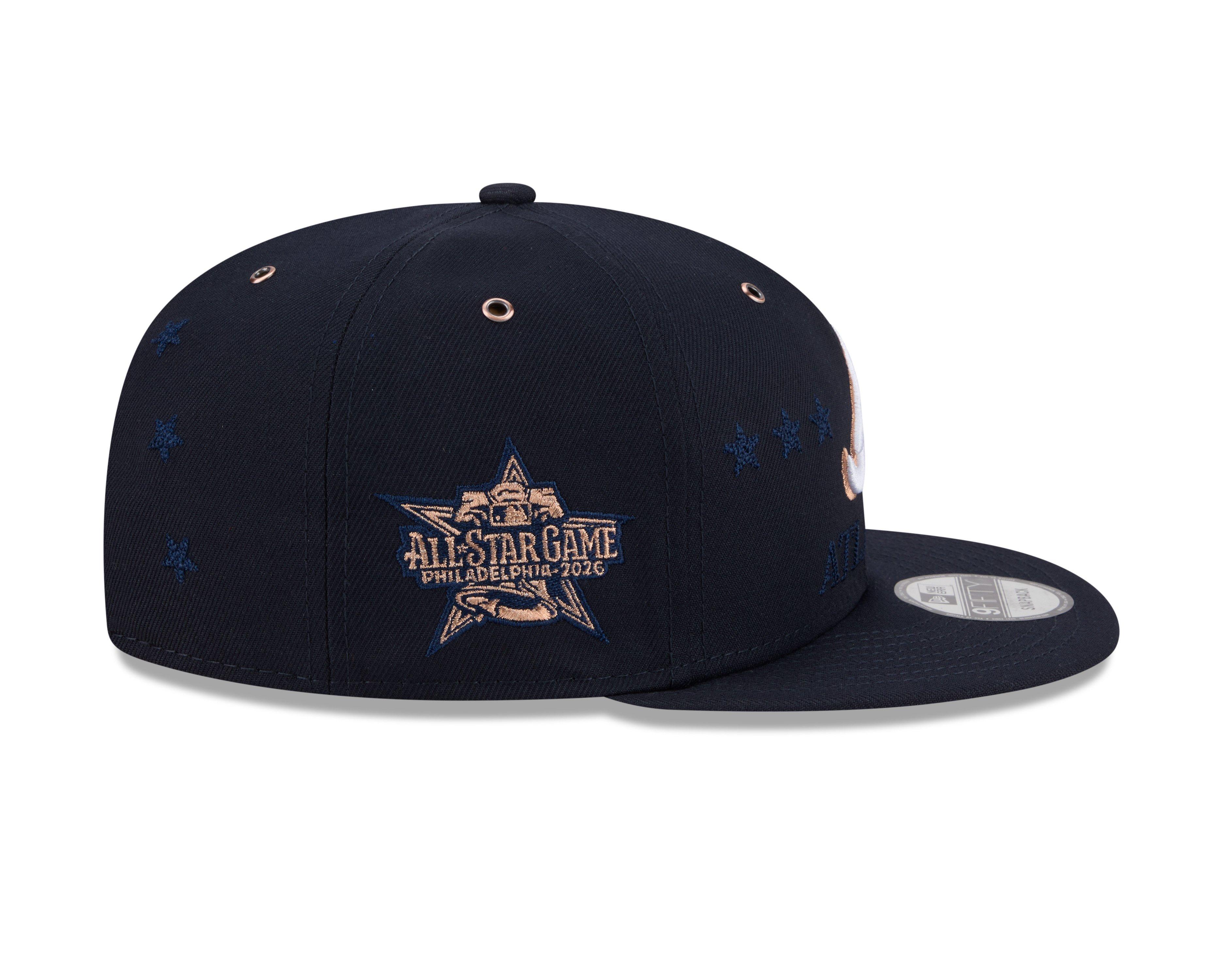New Era Atlanta Braves 9FIFTY 2026 All Star Game Snapback Hat - Navy - NAVY Thumbnail View 6