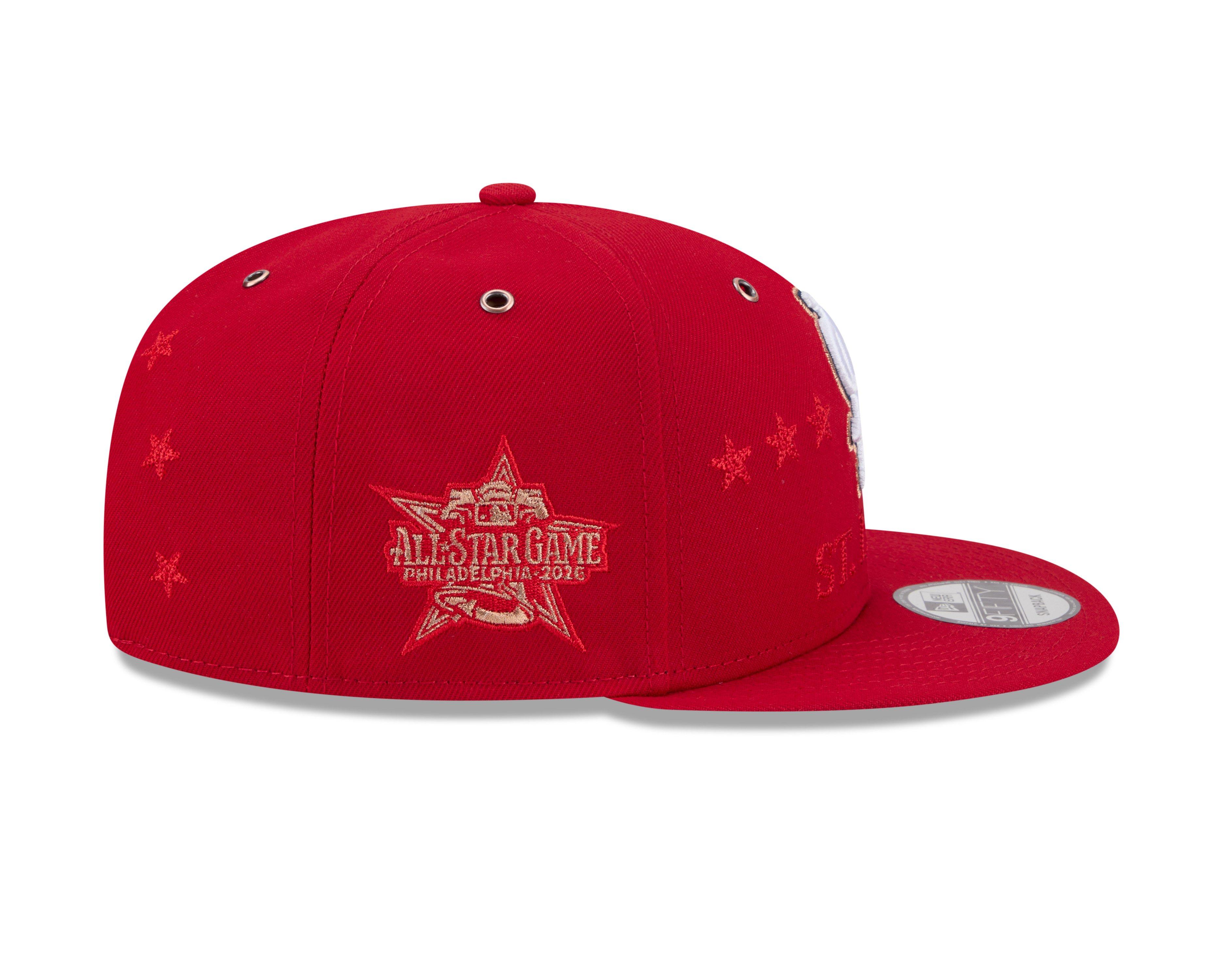 New Era St. Louis Cardinals 9FIFTY 2026 All Star Game Snapback Hat - Red - RED Thumbnail View 6