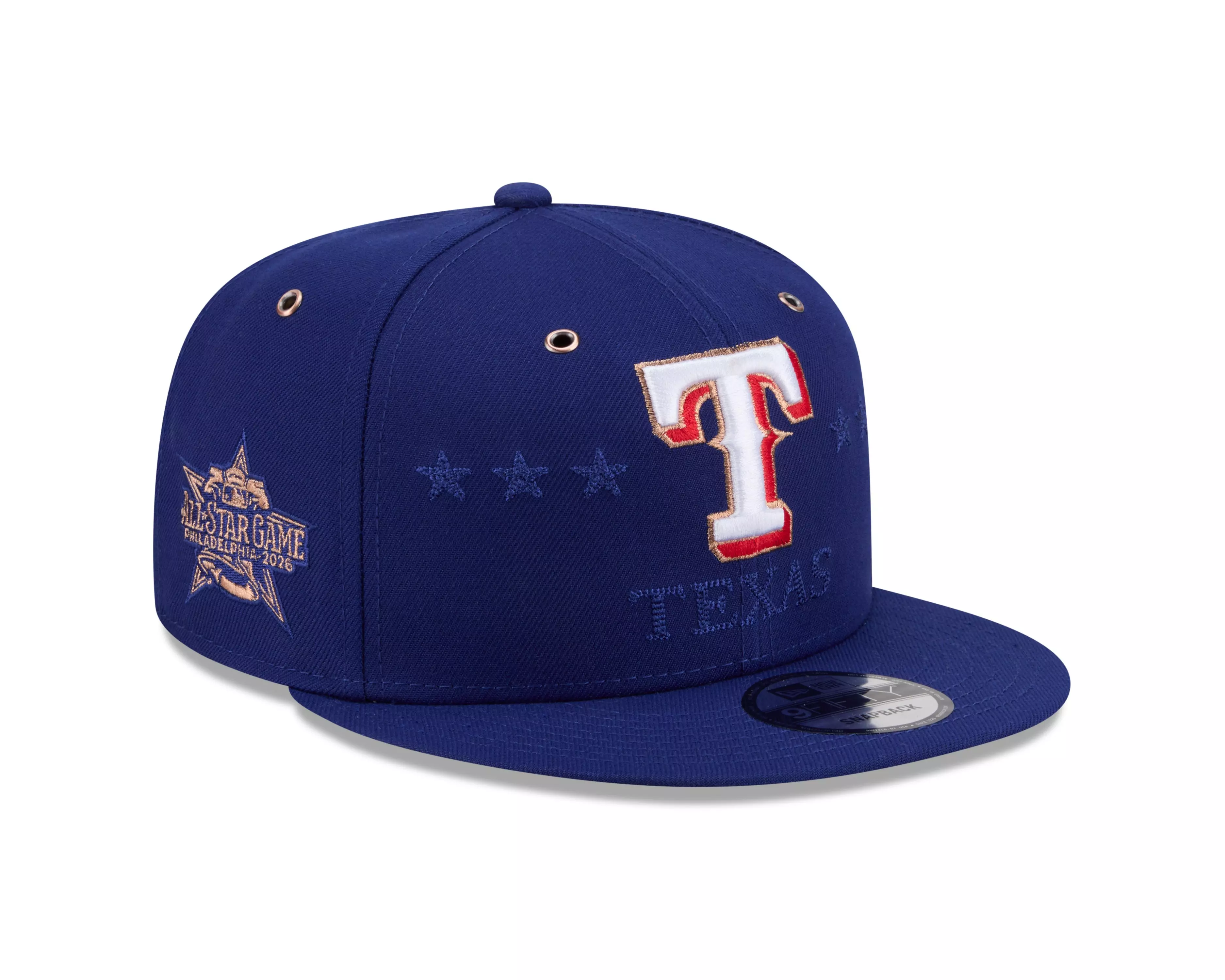New Era Texas Rangers 9FIFTY 2026 All Star Game Snapback Hat - Blue - BLUE