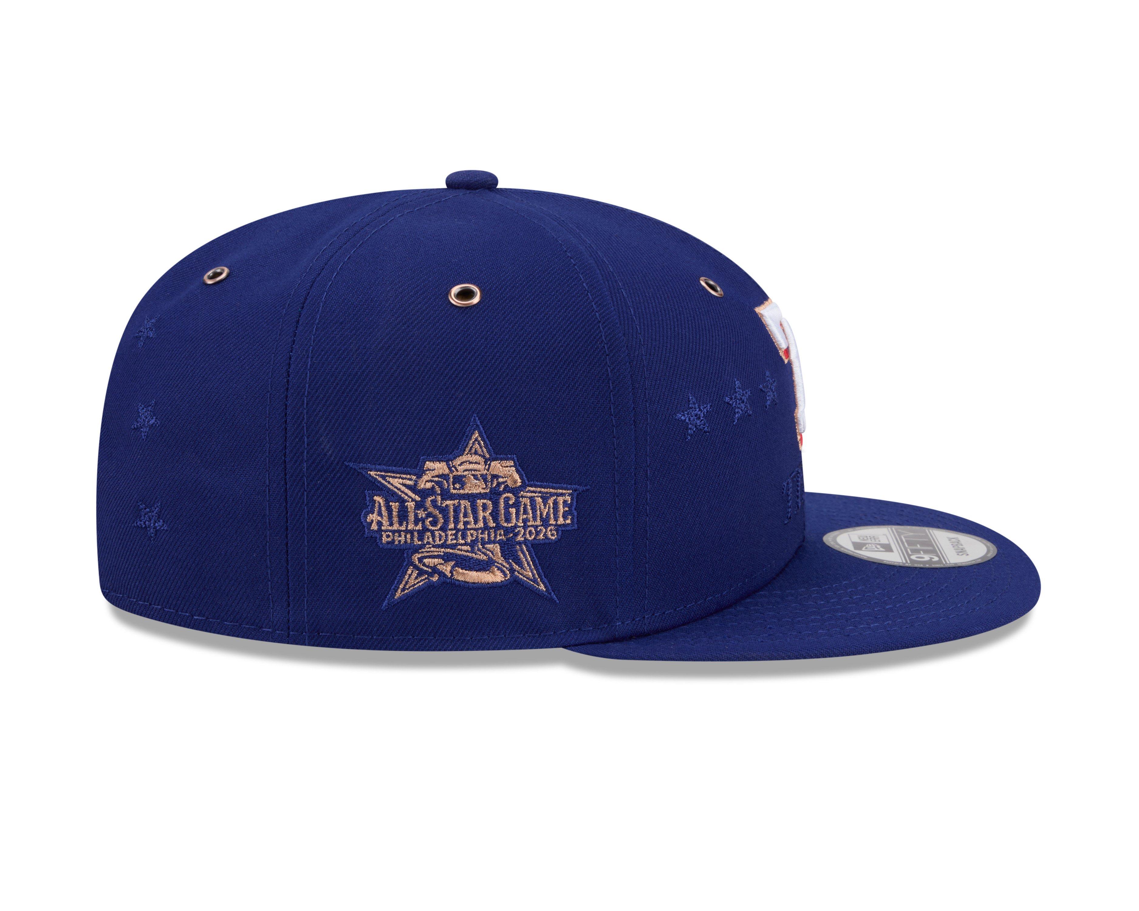 New Era Texas Rangers 9FIFTY 2026 All Star Game Snapback Hat - Blue - BLUE Thumbnail View 6