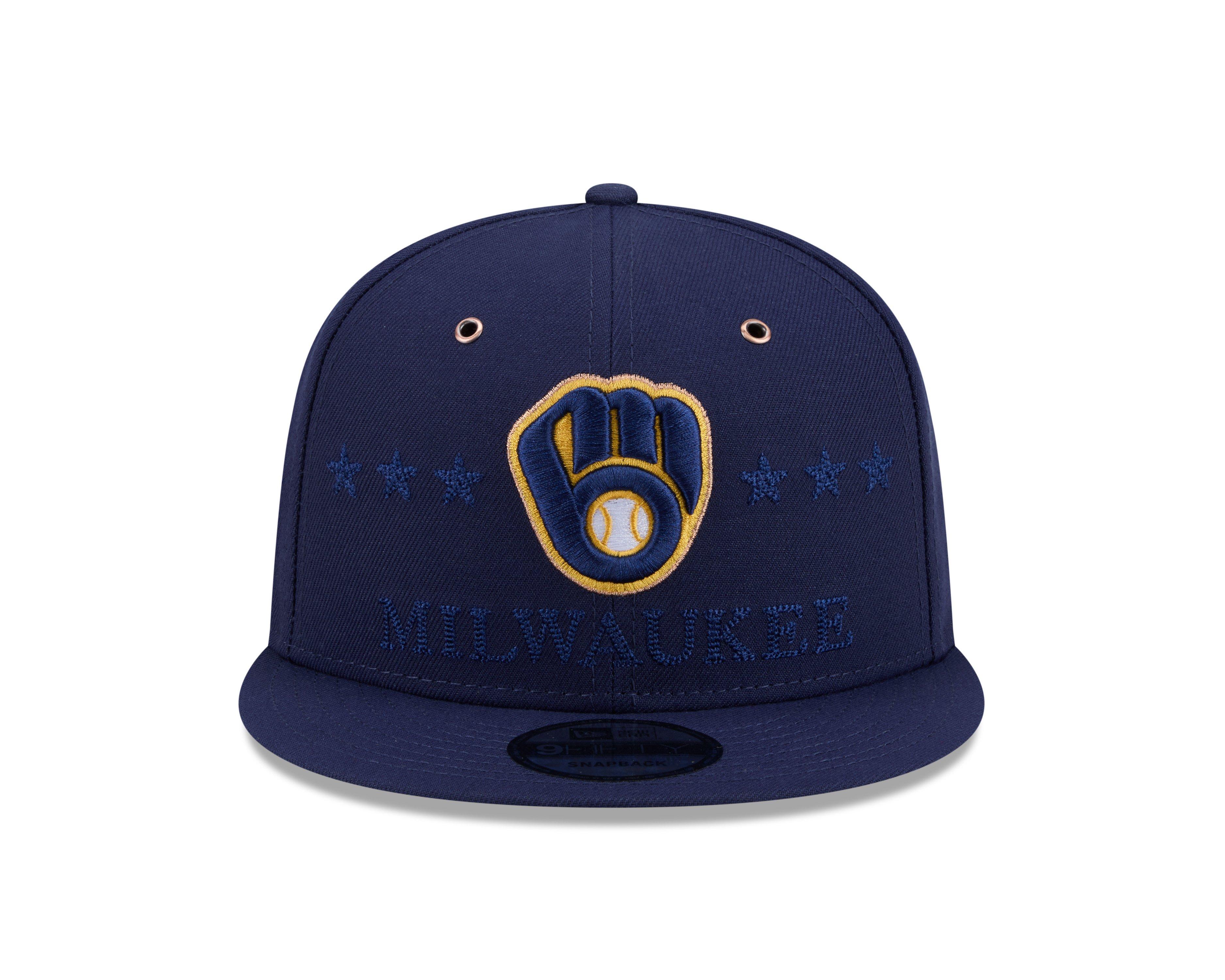 New Era Milwaukee Brewers 9FIFTY 2026 All Star Game Snapback Hat - Blue - BLUE Thumbnail View 3