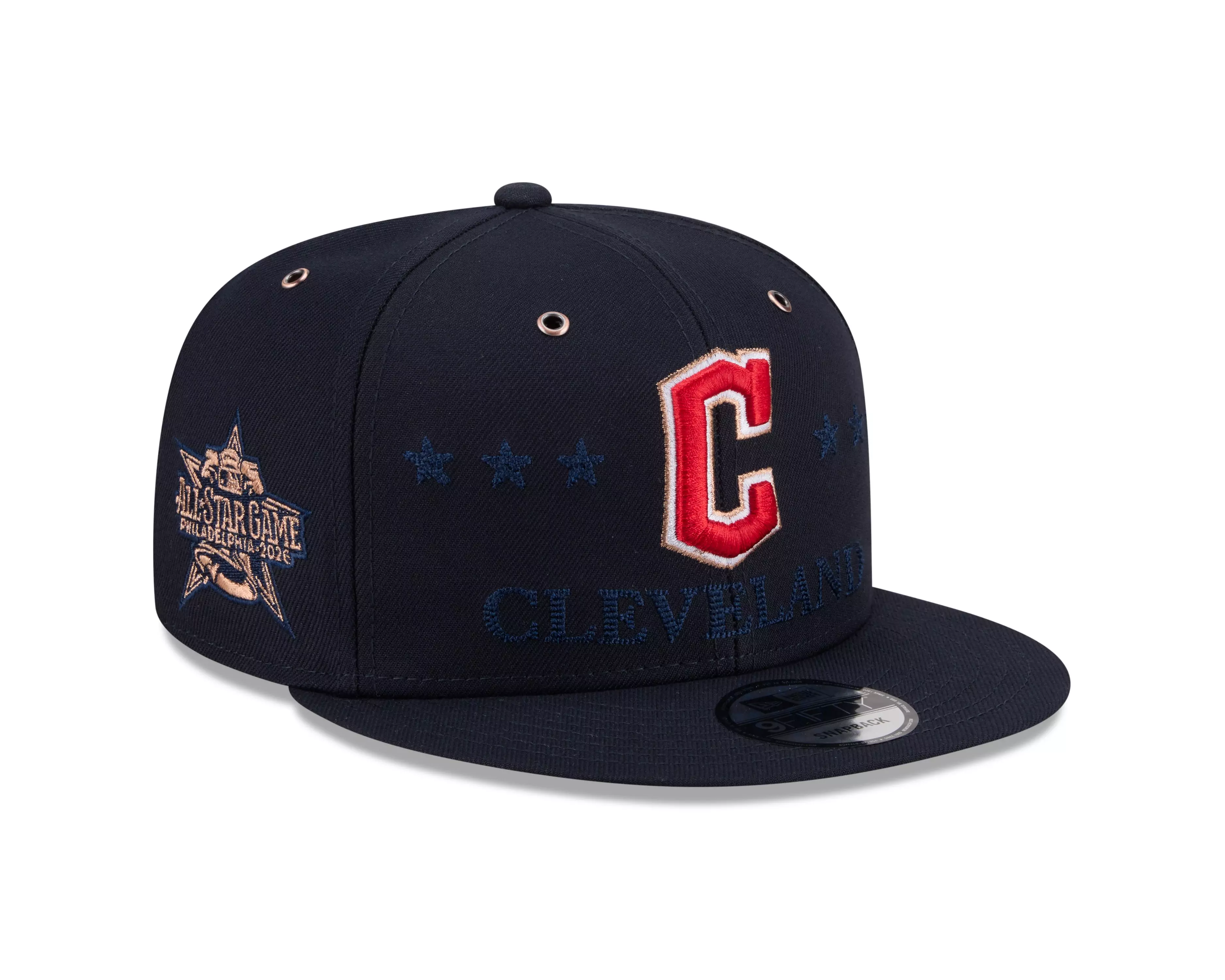 New Era Cleveland Guardians 9FIFTY 2026 All Star Game Snapback Hat - Navy - NAVY