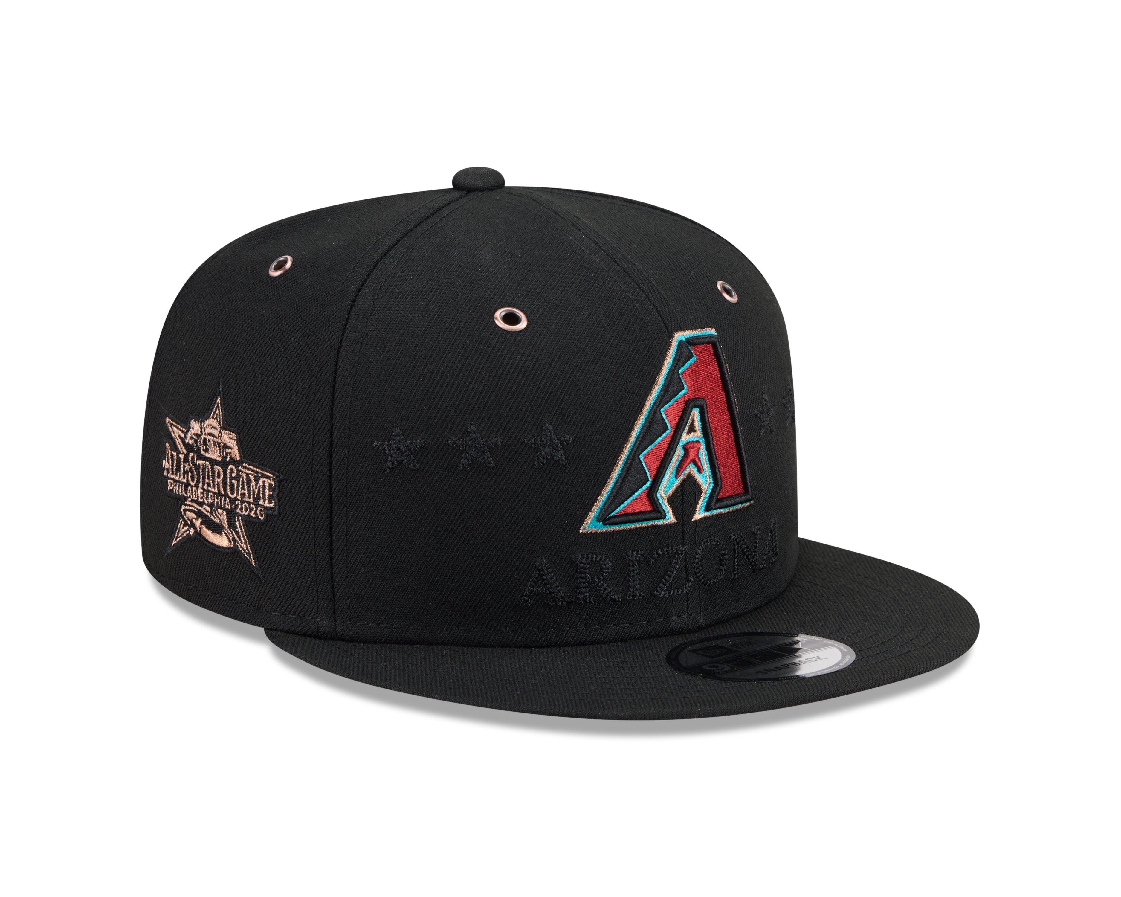 New Era Arizona Diamondbacks 9FIFTY 2026 All Star Game Snapback Hat - Black - BLACK Thumbnail View 2