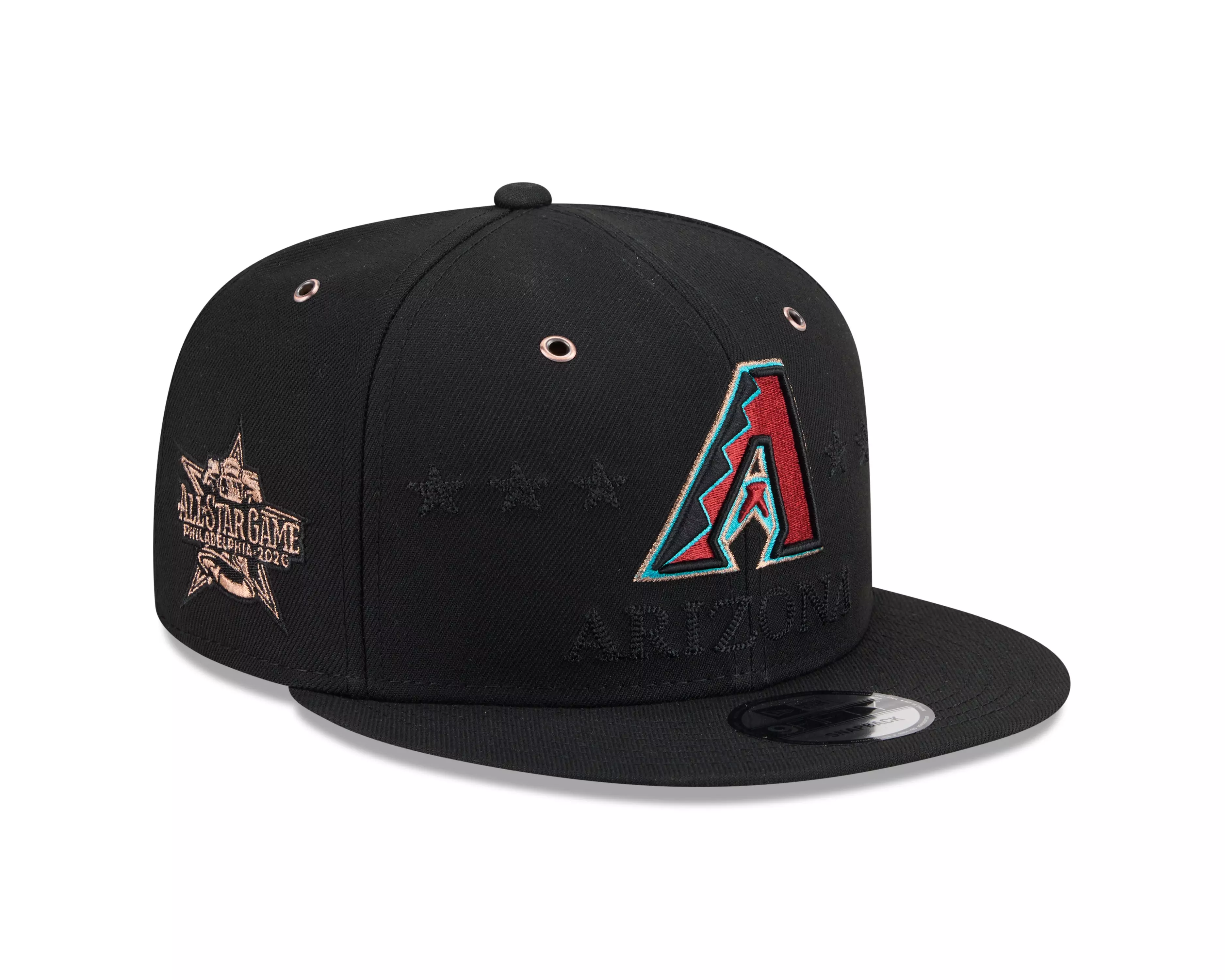 New Era Arizona Diamondbacks 9FIFTY 2026 All Star Game Snapback Hat - Black - BLACK