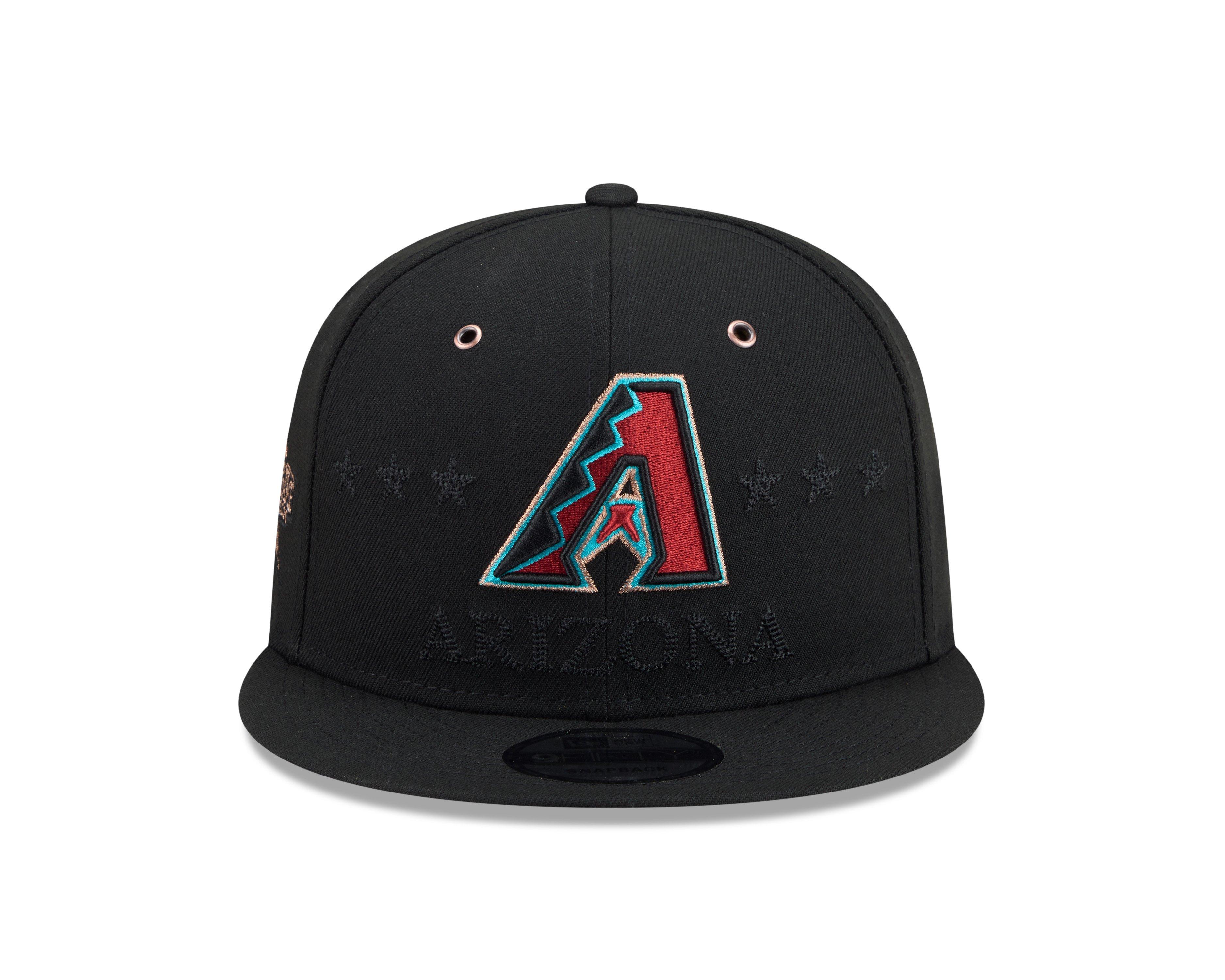 New Era Arizona Diamondbacks 9FIFTY 2026 All Star Game Snapback Hat - Black - BLACK Thumbnail View 3
