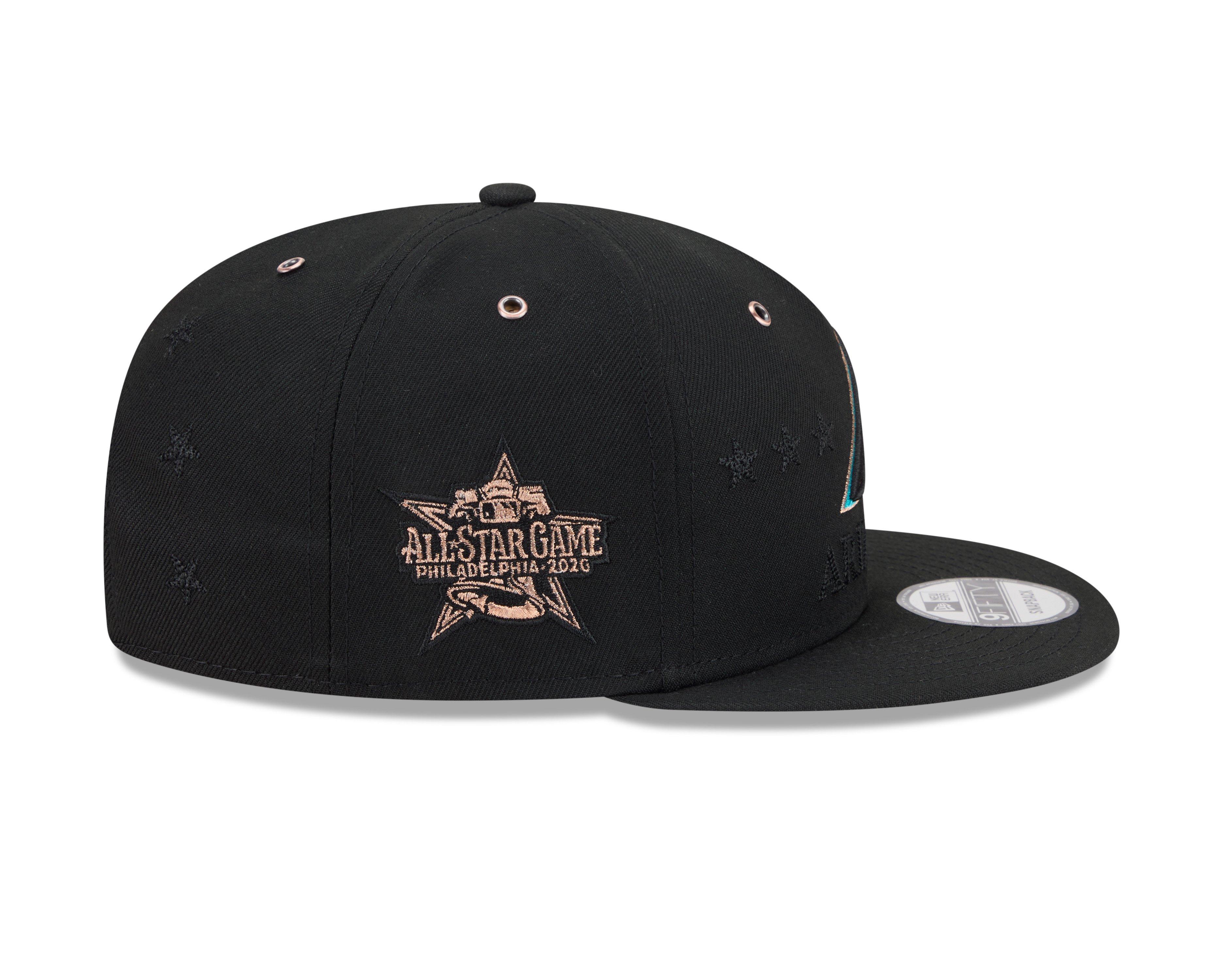 New Era Arizona Diamondbacks 9FIFTY 2026 All Star Game Snapback Hat - Black - BLACK Thumbnail View 6