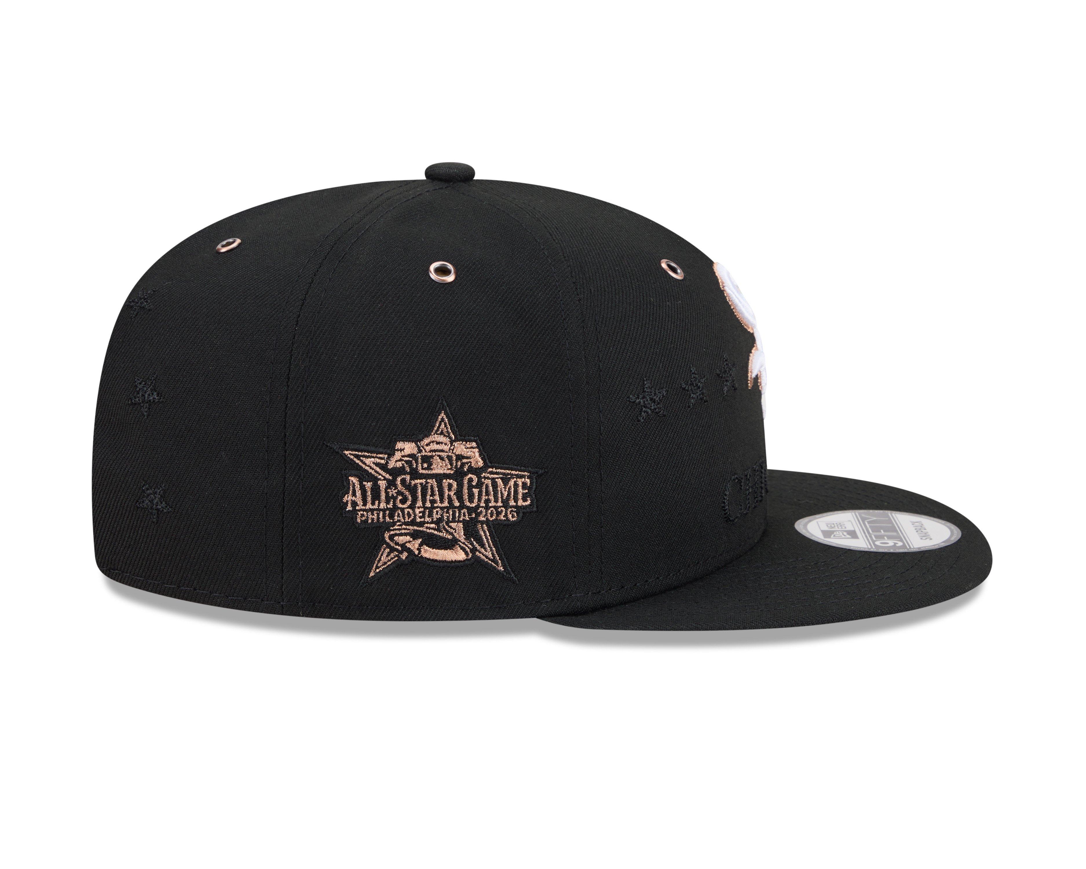 New Era Chicago White Sox 9FIFTY 2026 All Star Game Snapback Hat - Black - BLACK Thumbnail View 6