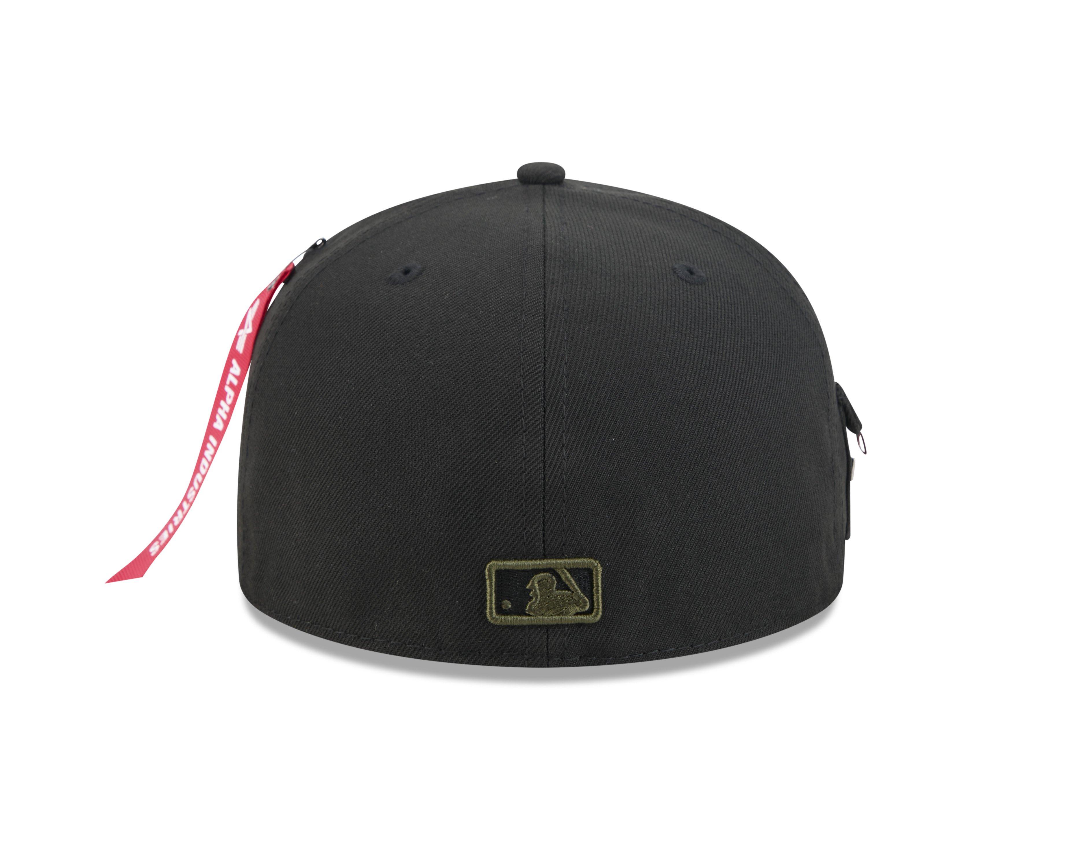 New Era Los Angeles Dodgers 59FIFTY Alpha Industries Fitted Hat - Black - BLACK