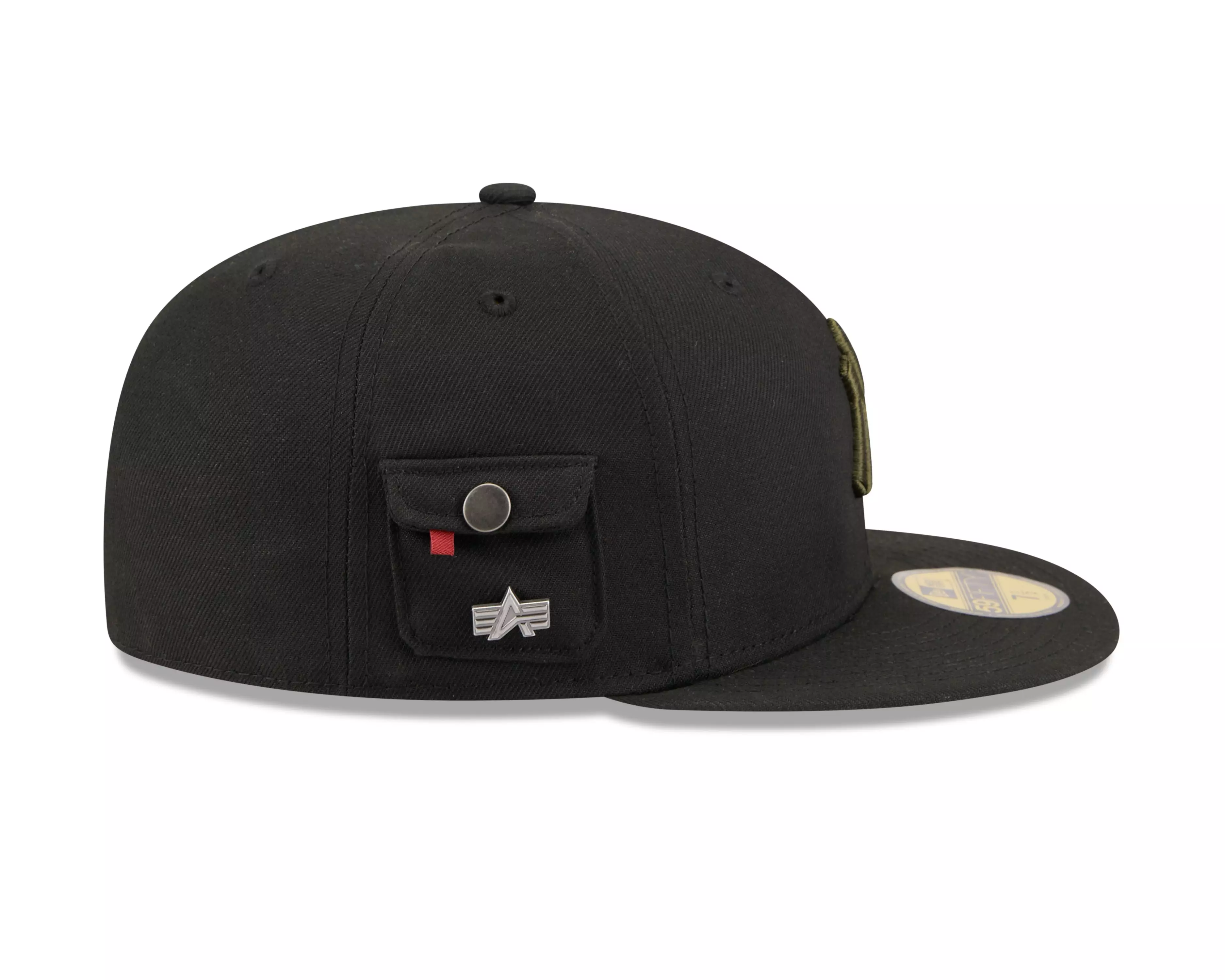 New Era New York Yankees 59FIFTY Alpha Industries Fitted Hat - Black - BLACK