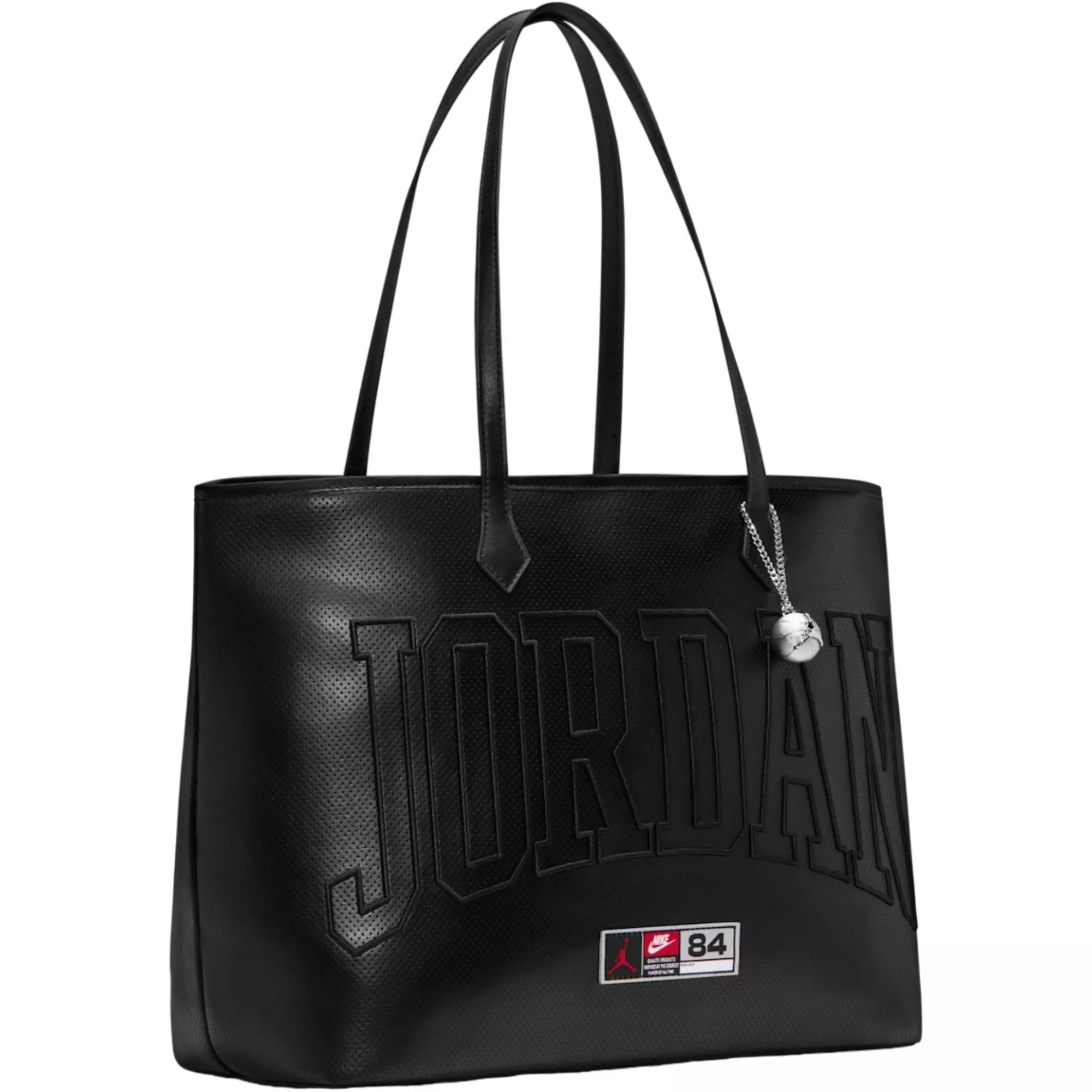 Jordan Perforated Tote Bag - BLACK