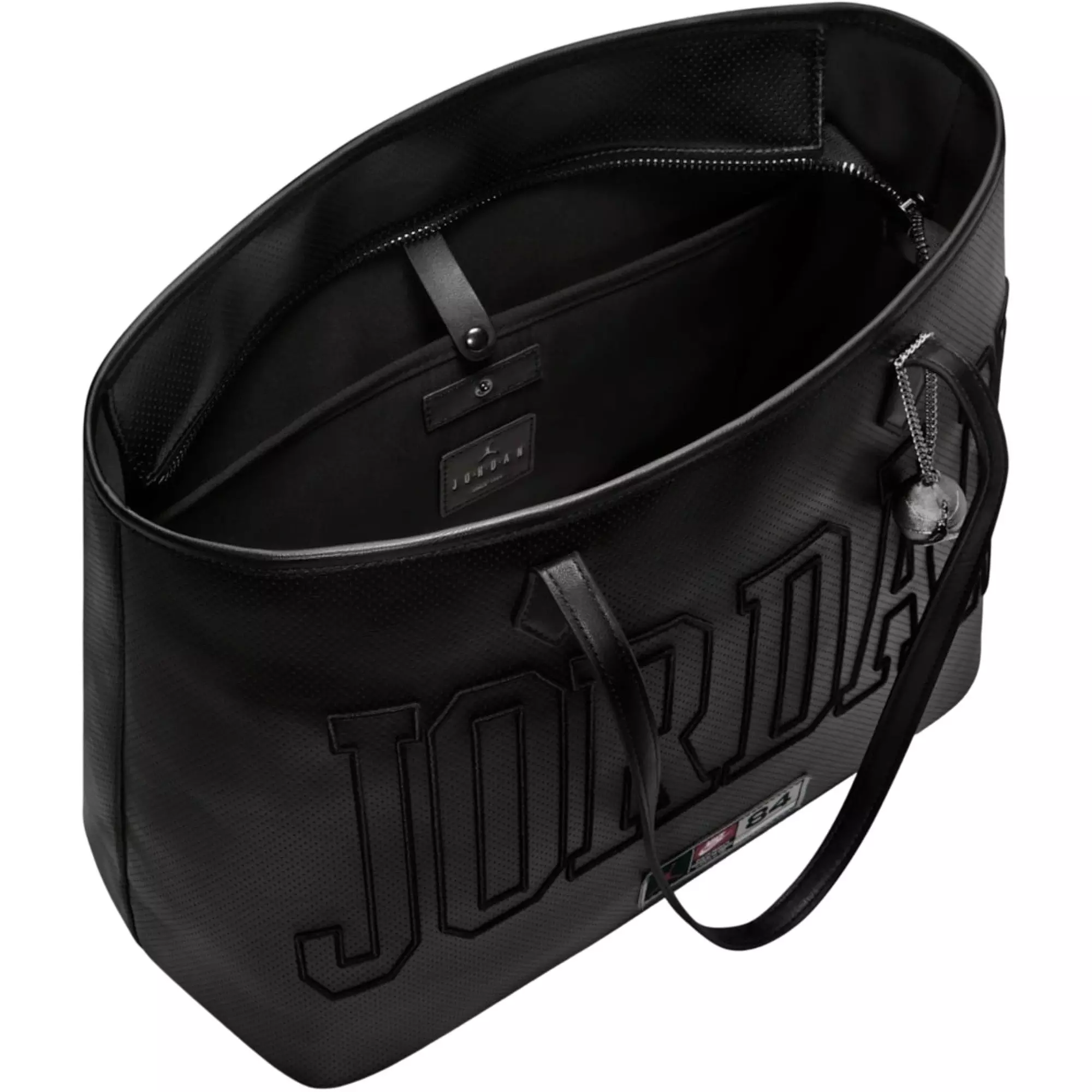 Jordan Perforated Tote Bag - BLACK