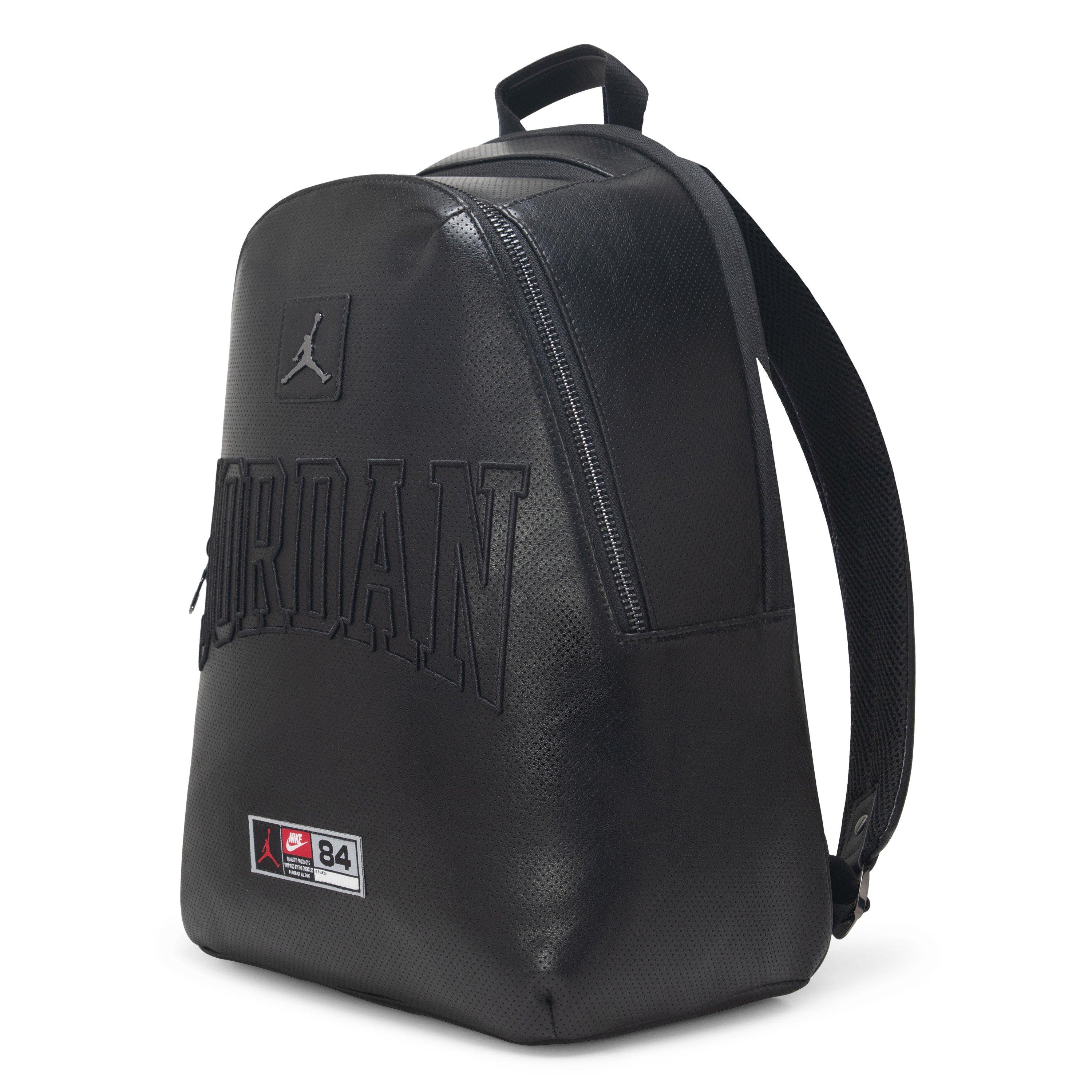 Jordan Perforated Monogram Backpack - Black