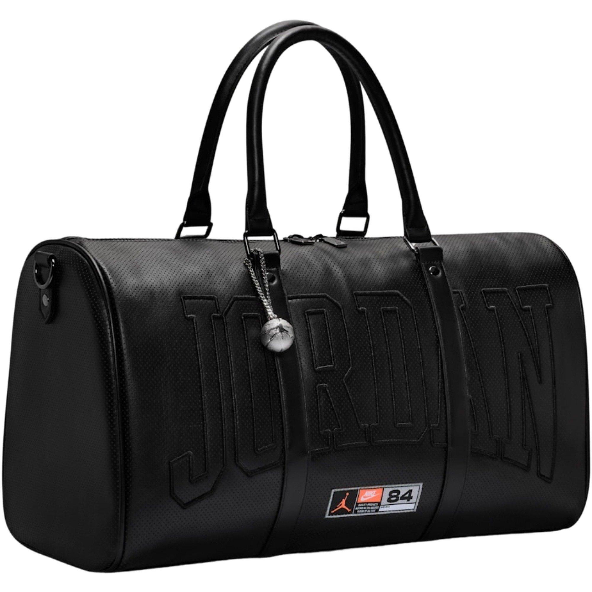 Jordan Perforated Duffle Bag - Black