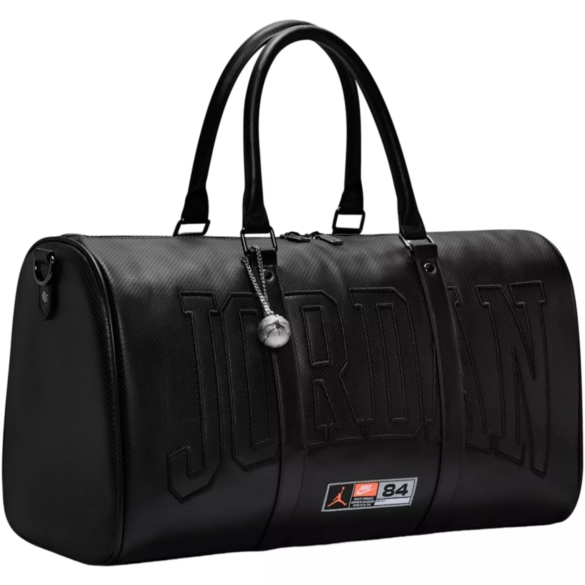 Jordan Perforated Duffle Bag - BLACK