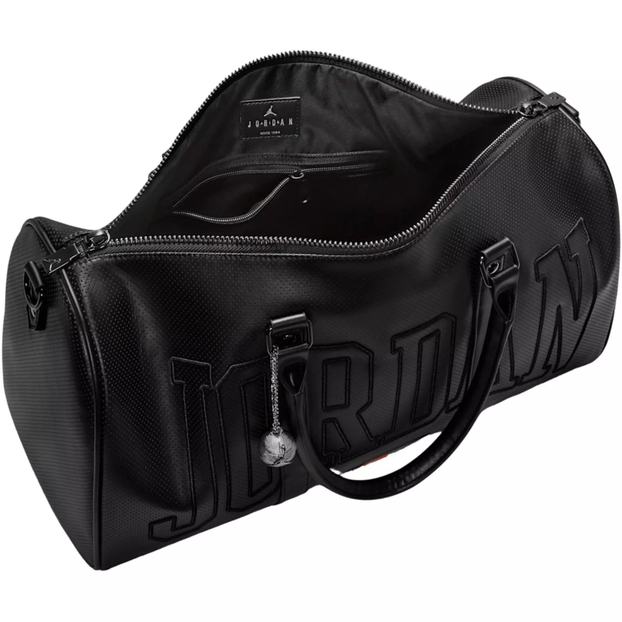 Jordan Perforated Duffle Bag - Black - BLACK