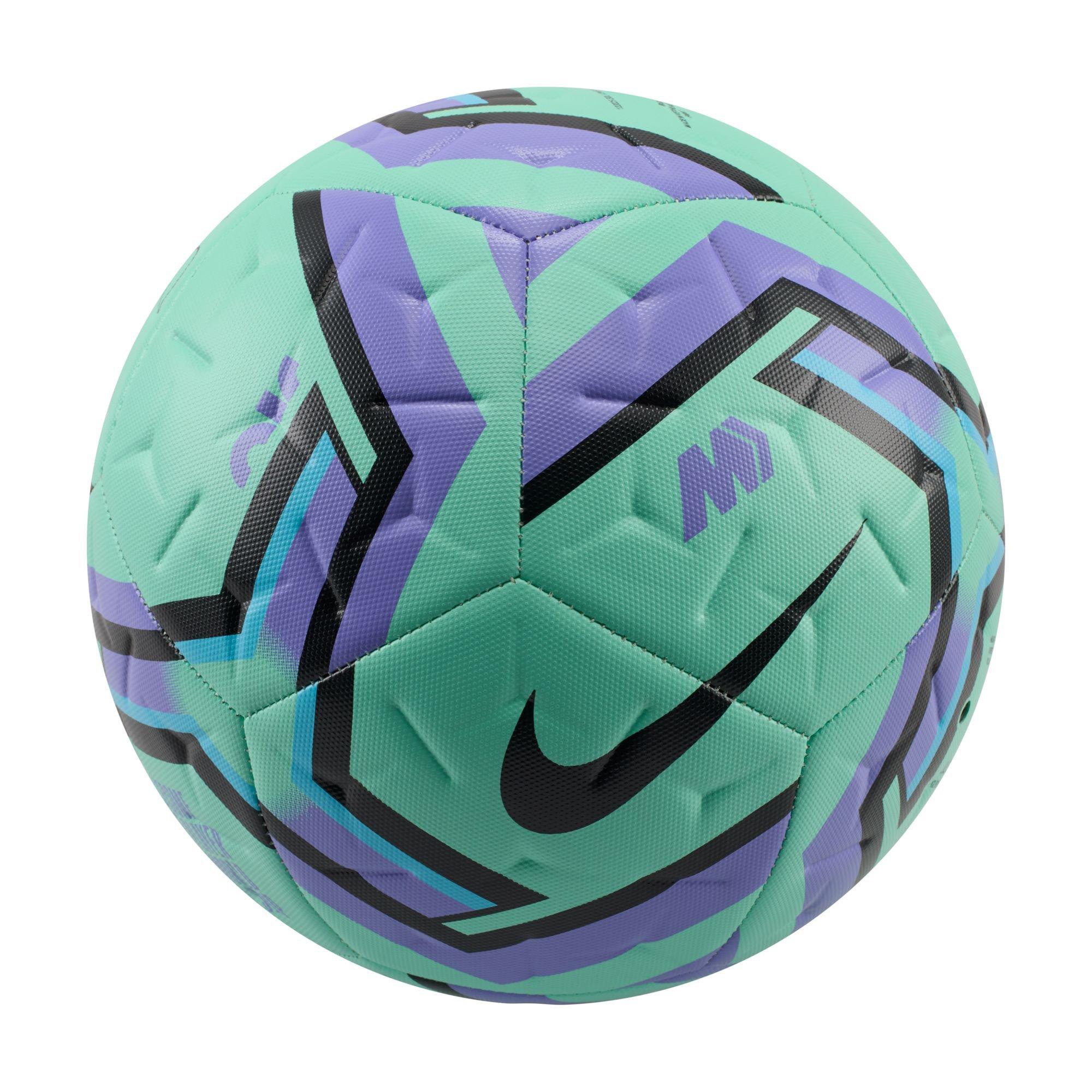 Nike Academy Sam Kerr Soccer Ball Size 4 - Green Glow/Atomic Violet/Black - GREEN/PURPLE