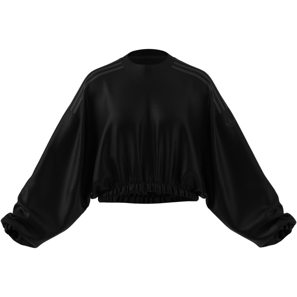 adidas Women's Aura Spacer Crew - Black - BLACK
