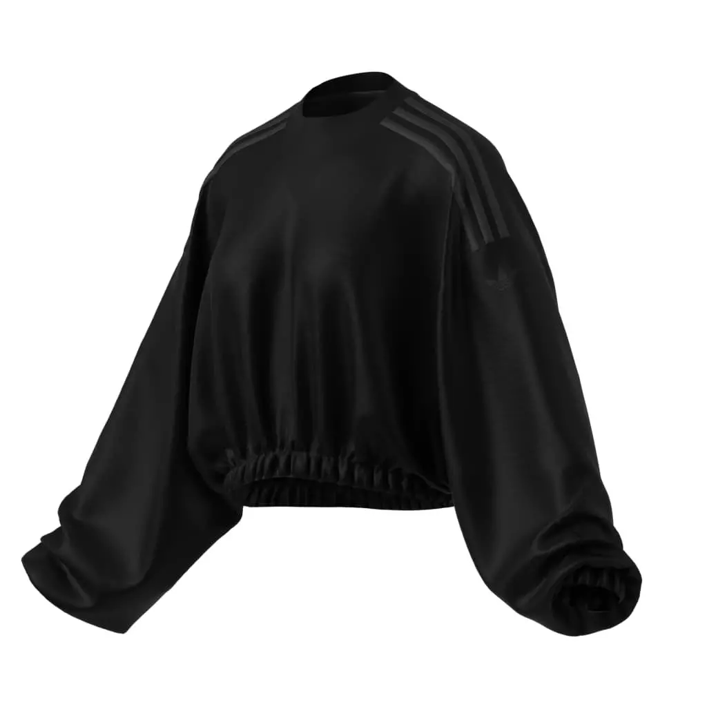 adidas Women's Aura Spacer Crew - Black - BLACK