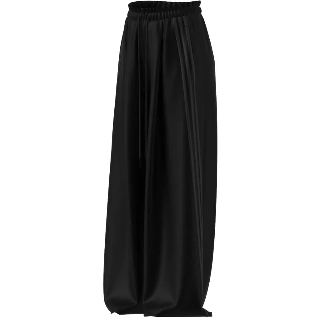 adidas Women's Aura Spacer Wide Leg Pants - Black - BLACK