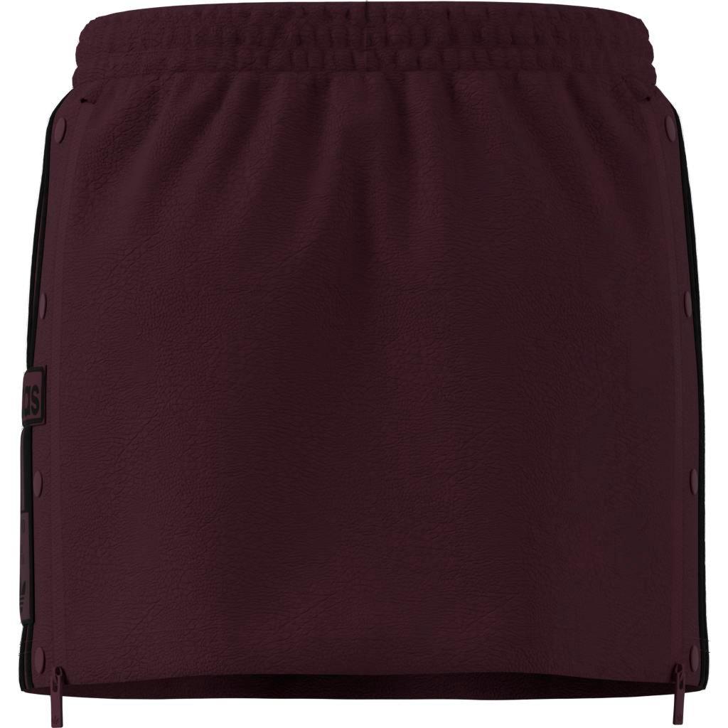 adidas Women's Pleather Skirt - Maroon - MAROON Thumbnail View 2