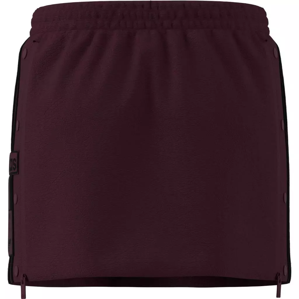 adidas Women's Pleather Skirt - Maroon - MAROON