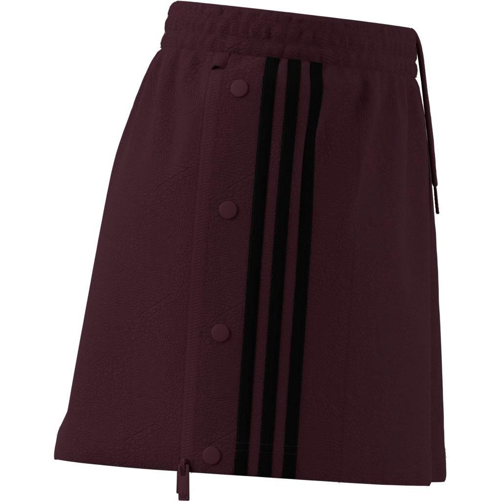 adidas Women's Pleather Skirt - Maroon - MAROON Thumbnail View 3