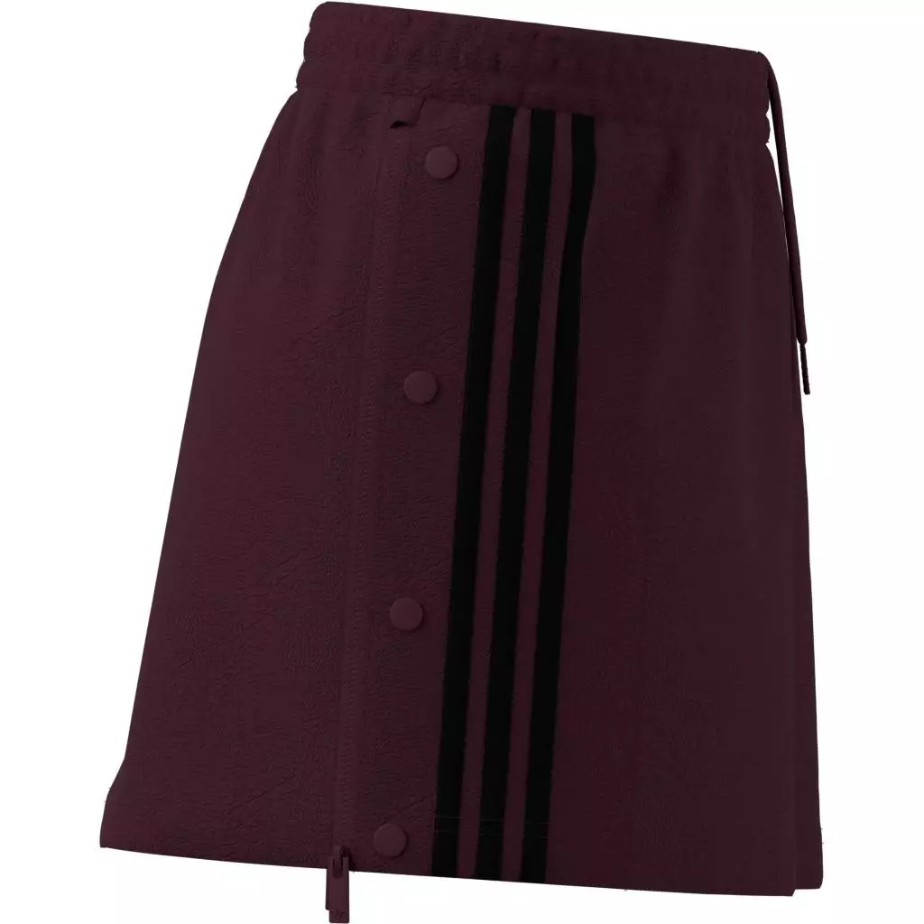 adidas Women's Pleather Skirt - Maroon - MAROON
