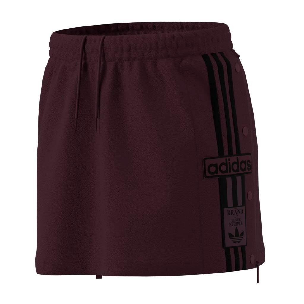 adidas Women's Pleather Skirt - Maroon - MAROON Thumbnail View 5
