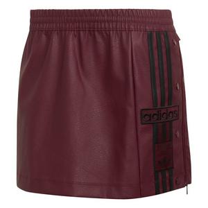 adidas Women's Pleather Skirt - Maroon