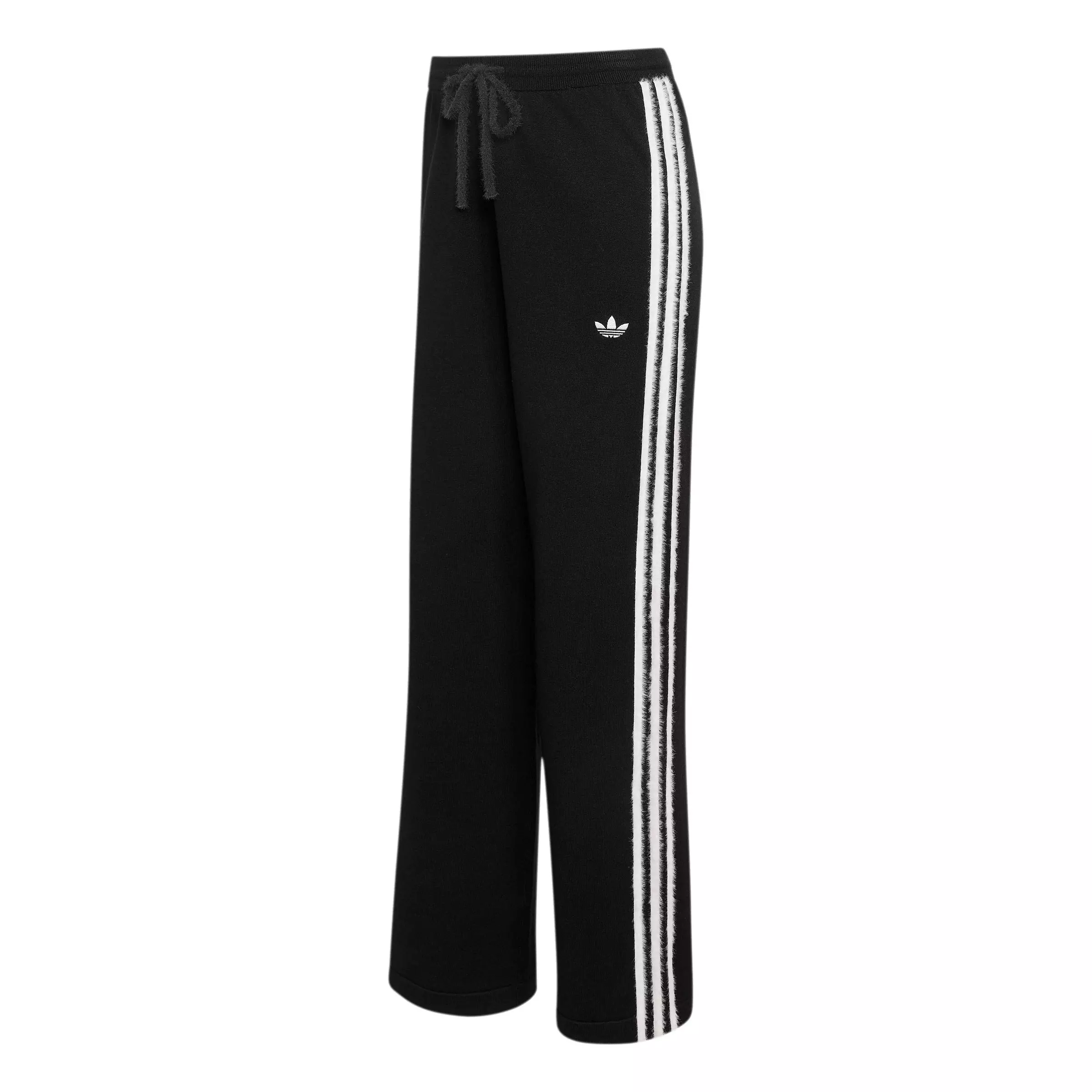 adidas Originals Women's Knit Firebird Track Pants - BLACK/WHITE