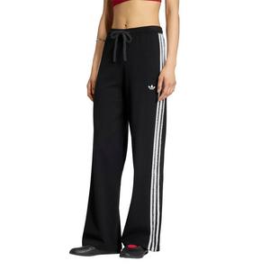 adidas Originals Women's Knit Firebird Track Pants - BLACK/WHITE