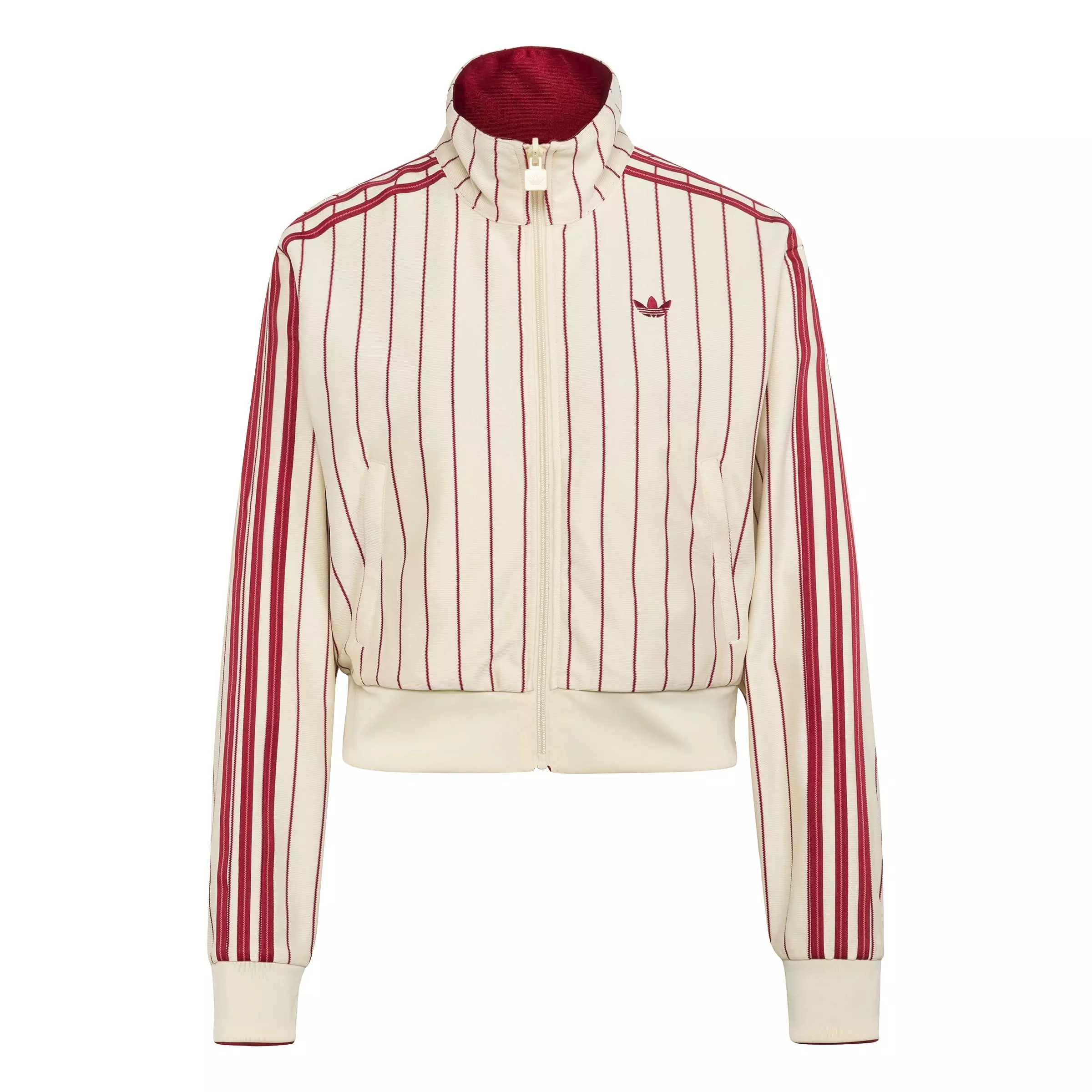 adidas Originals Women's Reversible Firebird Track Jacket - CREAM/RED