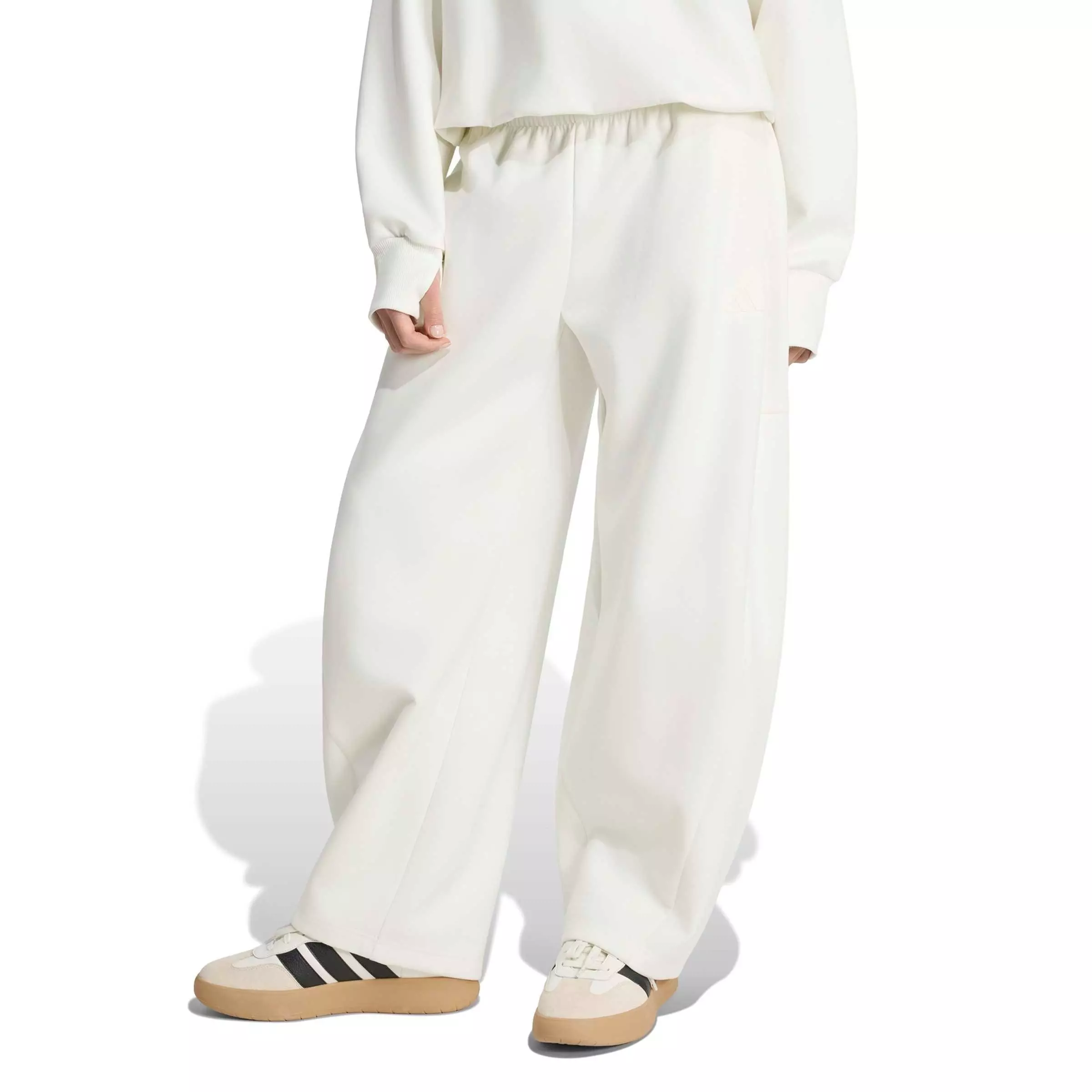 adidas Women's Soft Lux Pants - Off-White - OFF-WHITE