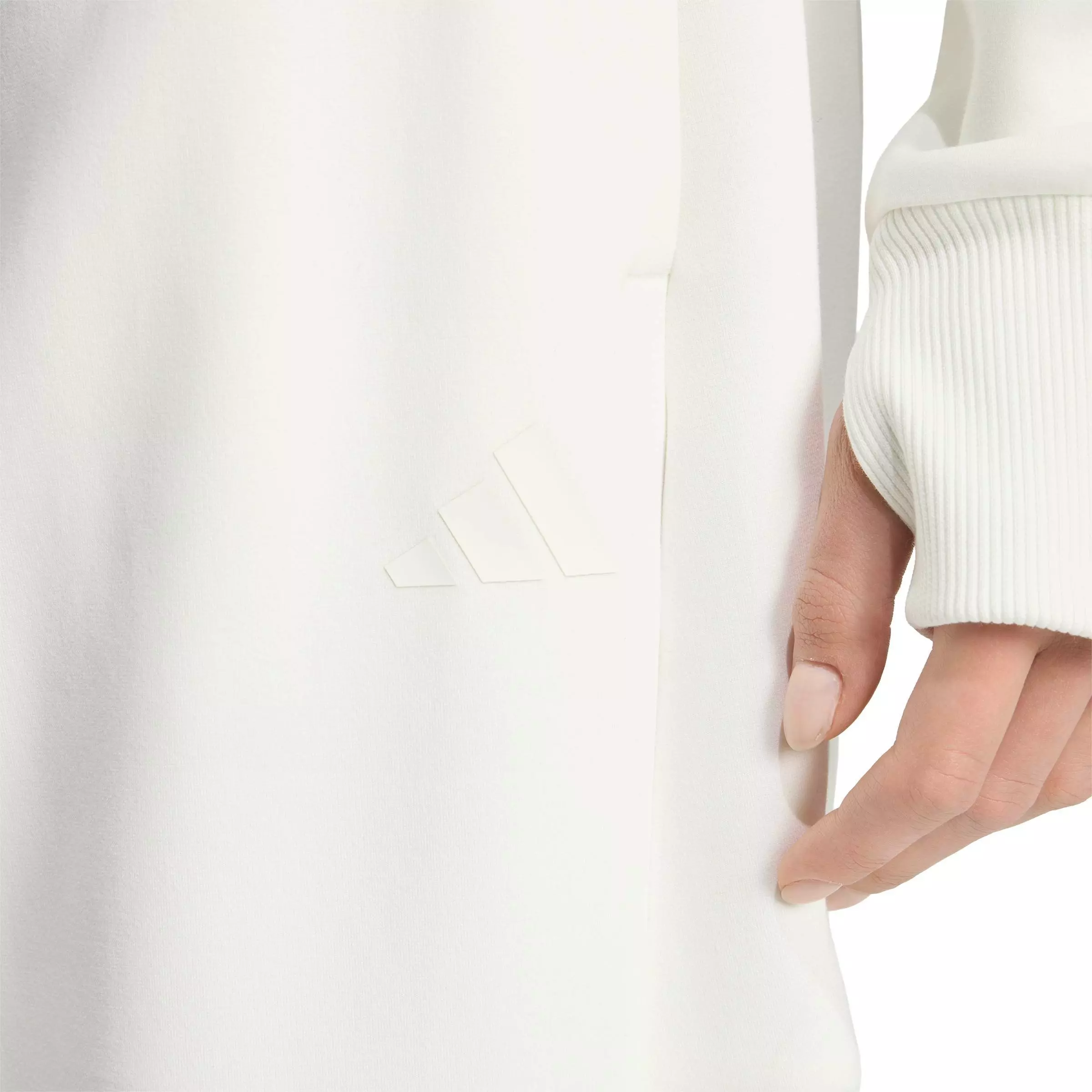 adidas Women's Soft Lux Pants - Off-White - OFF-WHITE