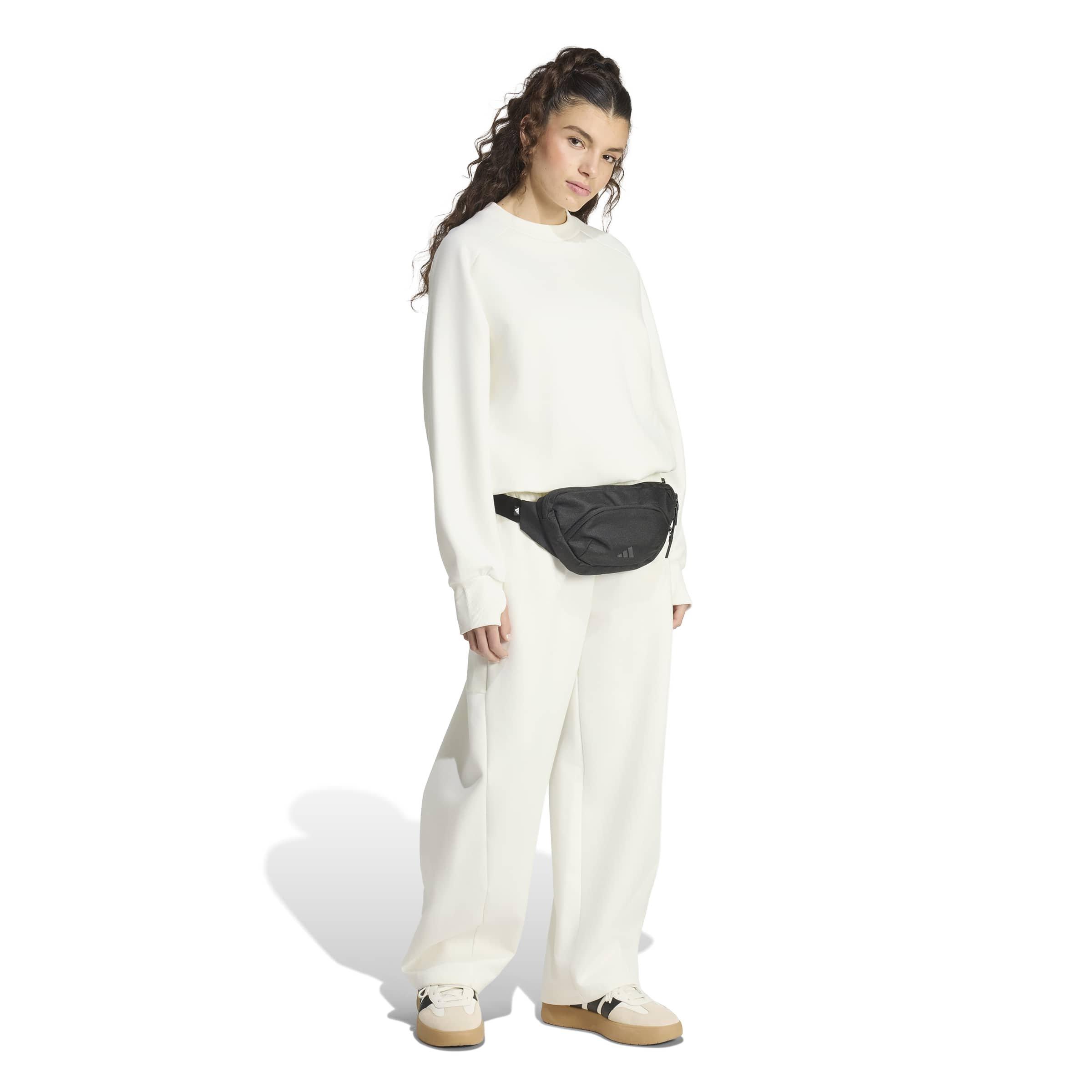 adidas Women's Soft Lux Pants - Off-White - OFF-WHITE