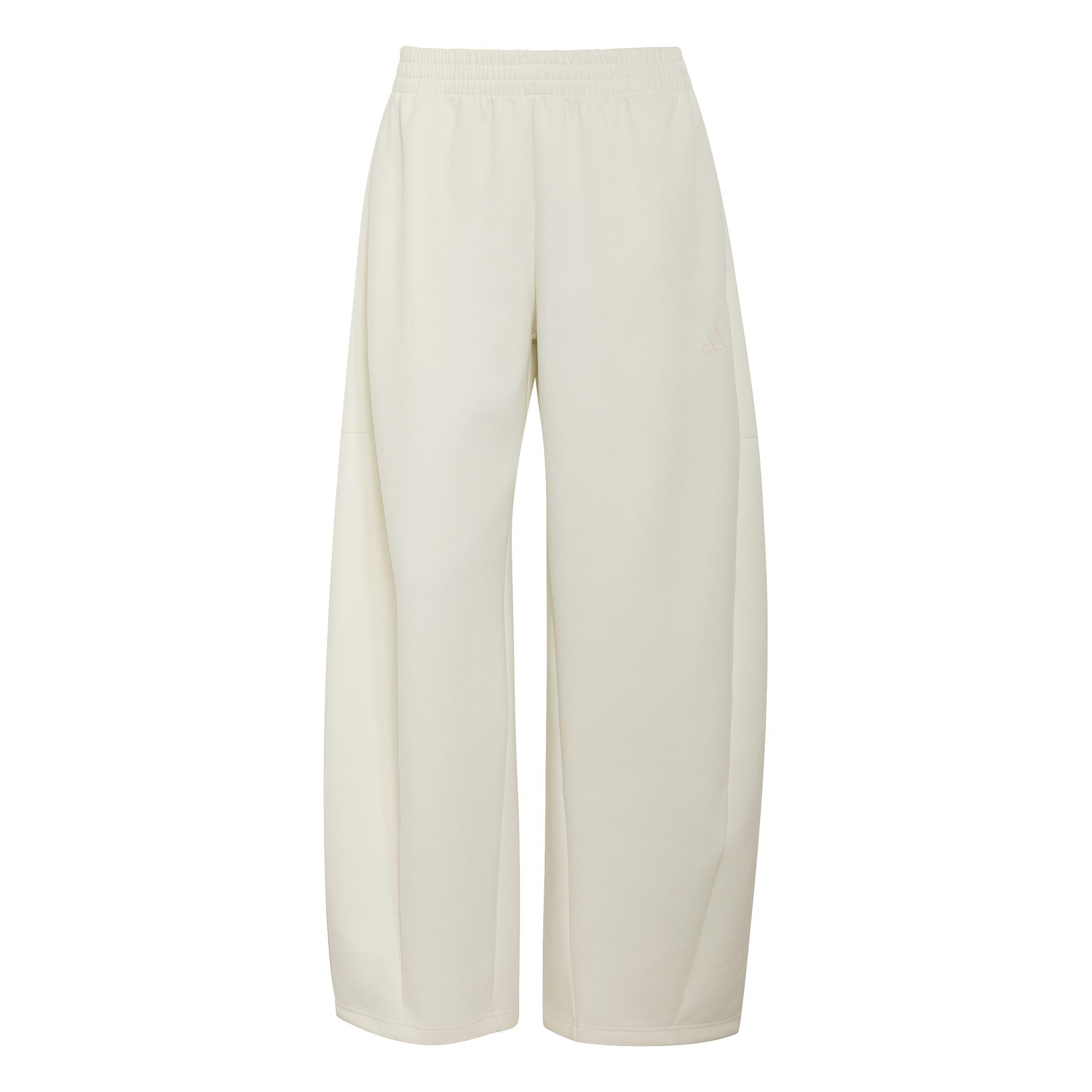 adidas Women's Soft Lux Pants - Off-White - OFF-WHITE
