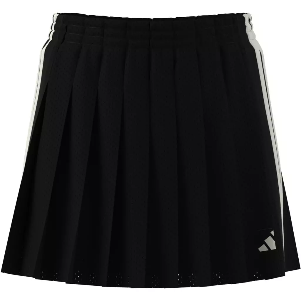 adidas Women's Mesh Stadium Jersey Skort - Black - BLACK/WHITE