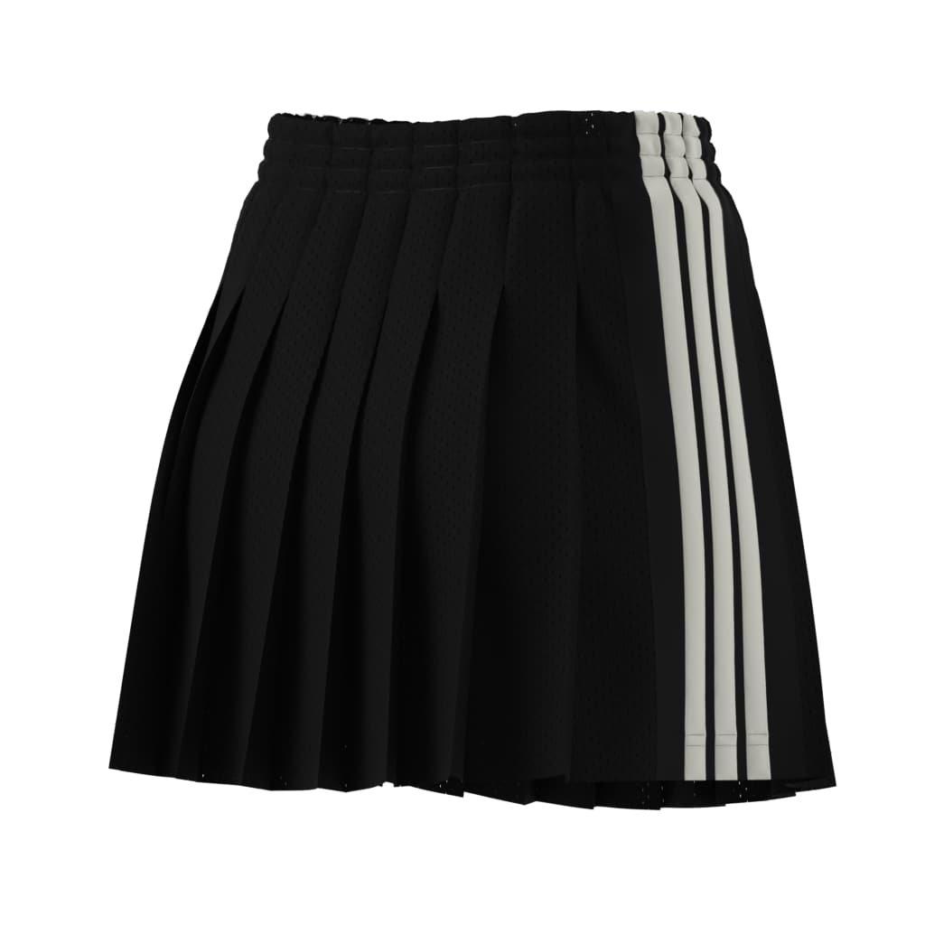 adidas Women's Mesh Stadium Jersey Skort - Black - BLACK/WHITE Thumbnail View 2