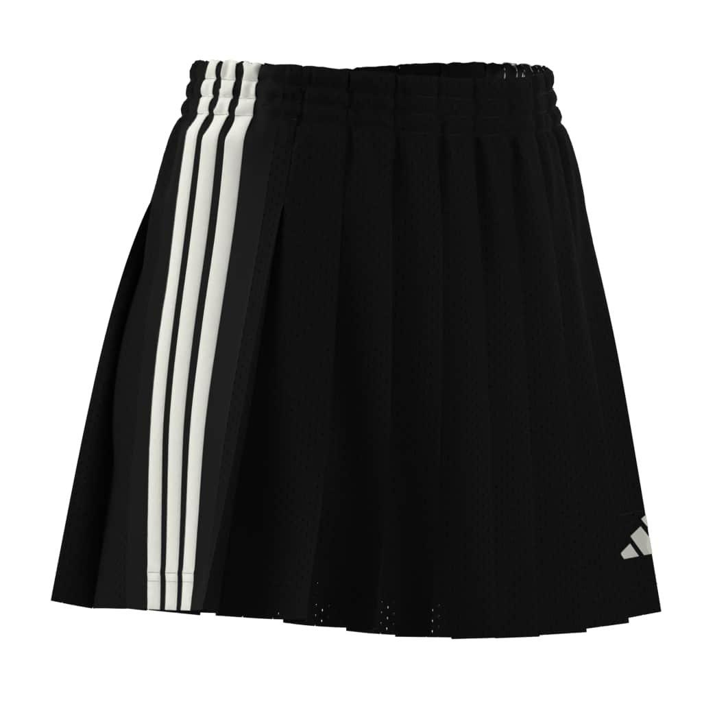 adidas Women's Mesh Stadium Jersey Skort - Black - BLACK/WHITE Thumbnail View 3