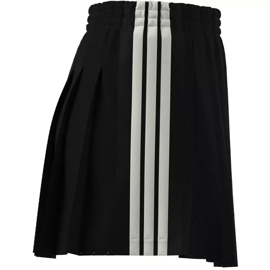 adidas Women's Mesh Stadium Jersey Skort - Black - BLACK/WHITE