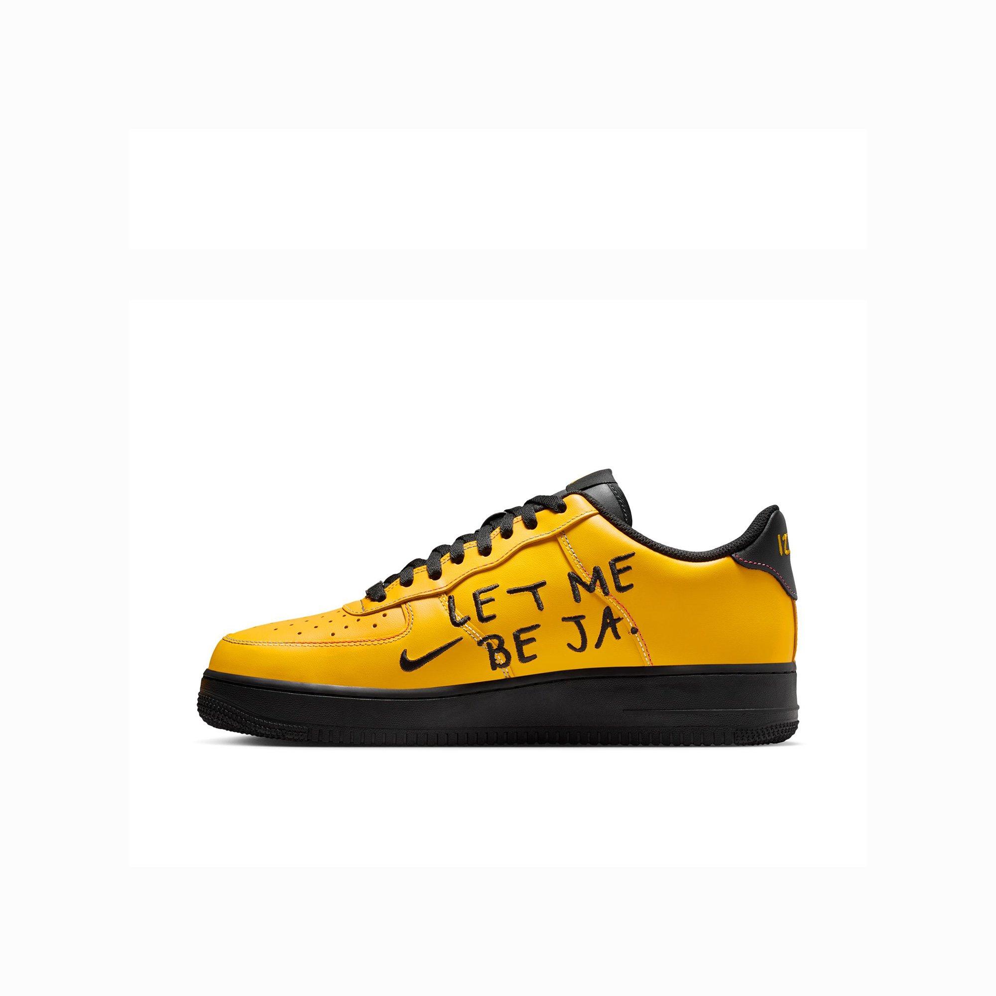 Nike Air Force 1 '07 "Let Ja Be Ja'" Grade School Kids' Shoe - SUNDIAL/BLACK/COBALT BLISS Thumbnail View 9