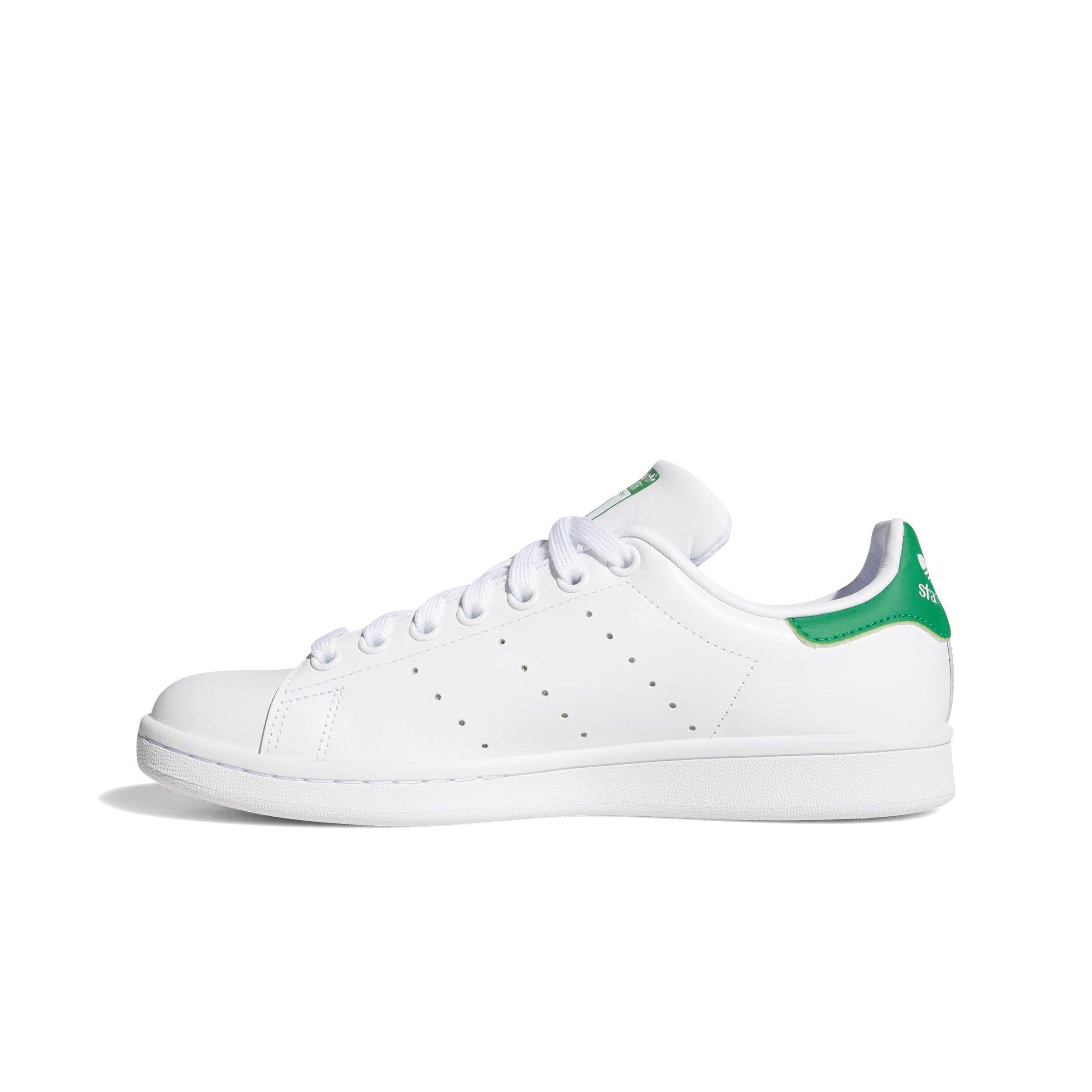 adidas Originals Stan Smith "Cloud White/Green" Women's Shoe - WHITE/GREEN Thumbnail View 3