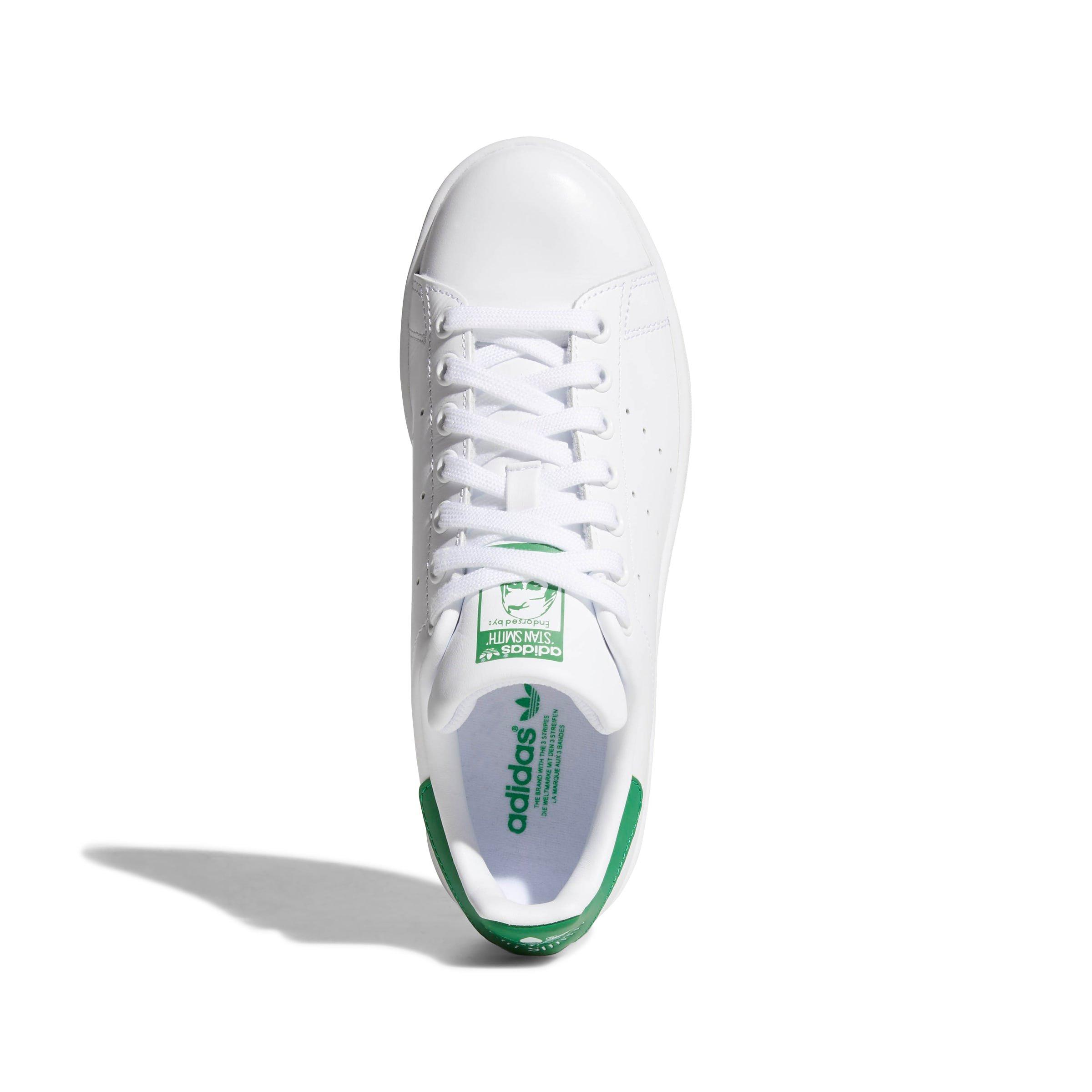 adidas Originals Stan Smith "Cloud White/Green" Women's Shoe - WHITE/GREEN Thumbnail View 4