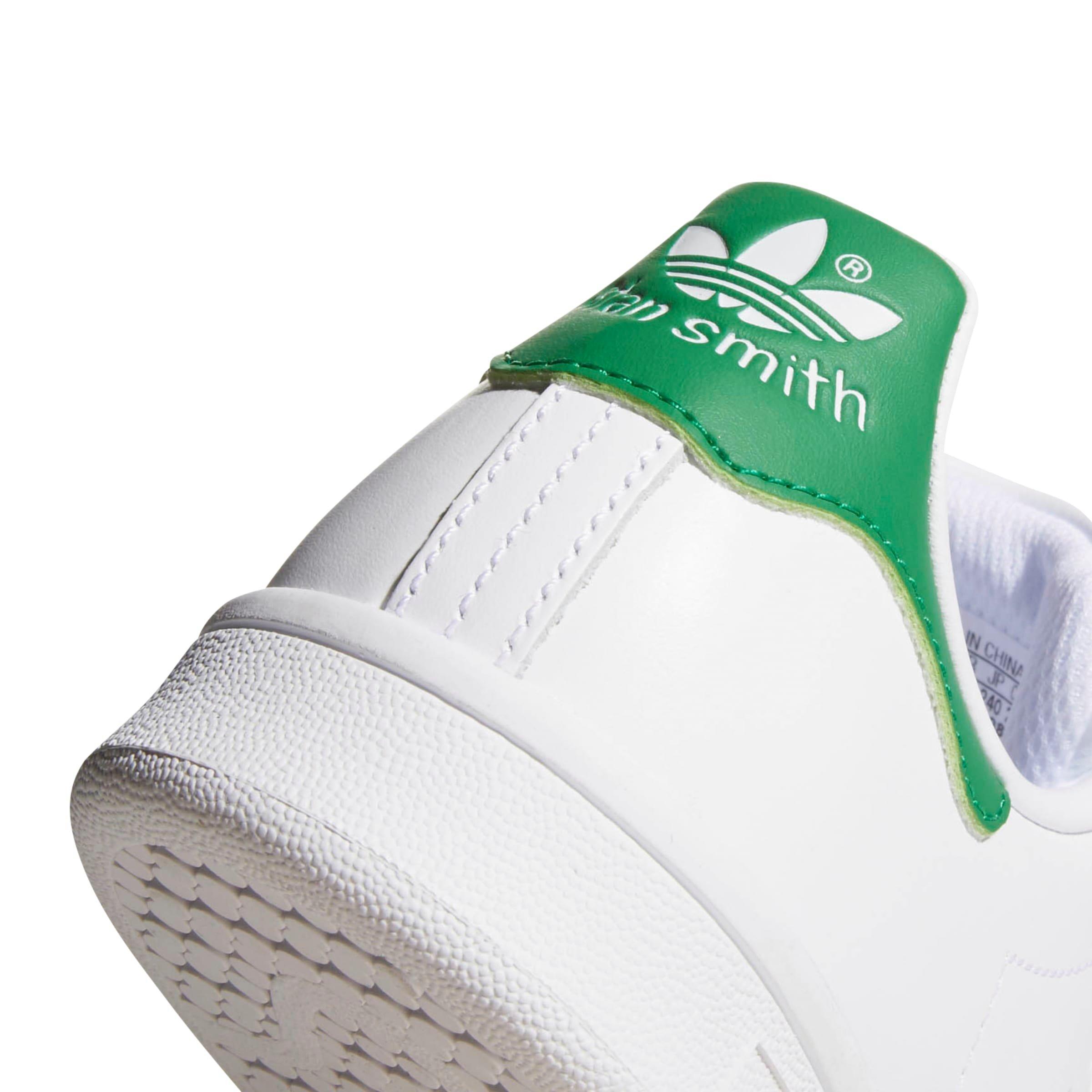 adidas Originals Stan Smith "Cloud White/Green" Women's Shoe - WHITE/GREEN Thumbnail View 9