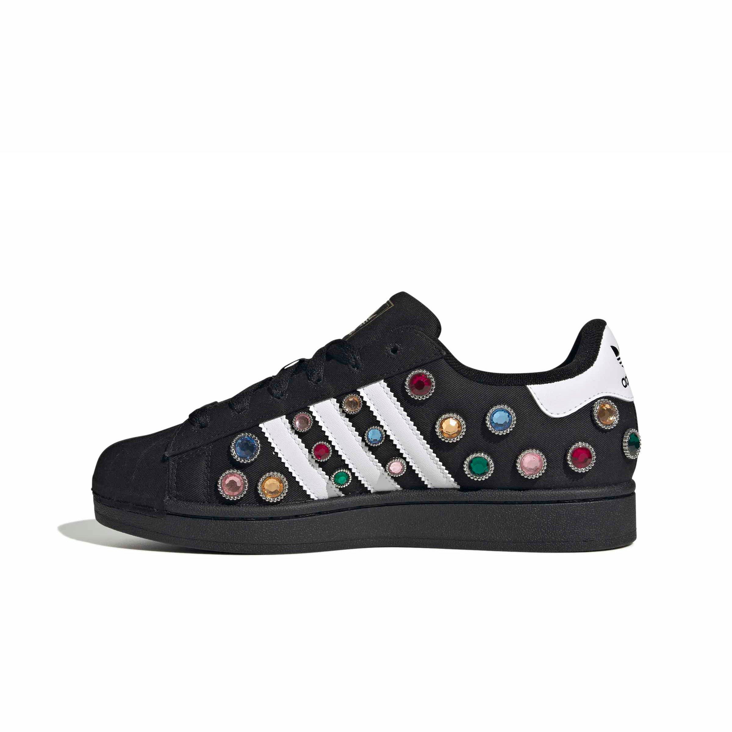 adidas Originals Superstar II Jewels "Core Black/White" Women's Shoe - BLACK