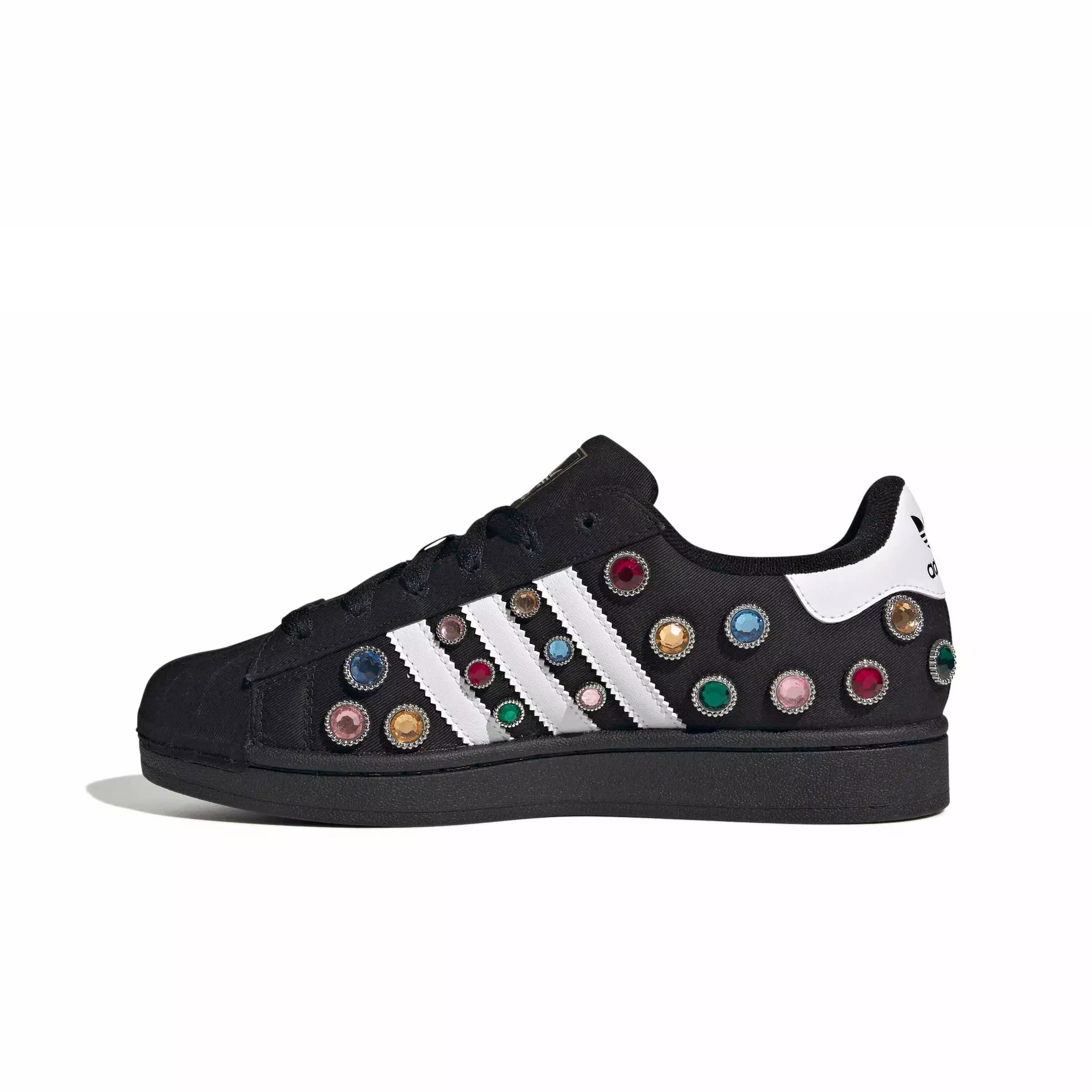 adidas Originals Superstar II Jewels "Core Black/White" Women's Shoe - BLACK
