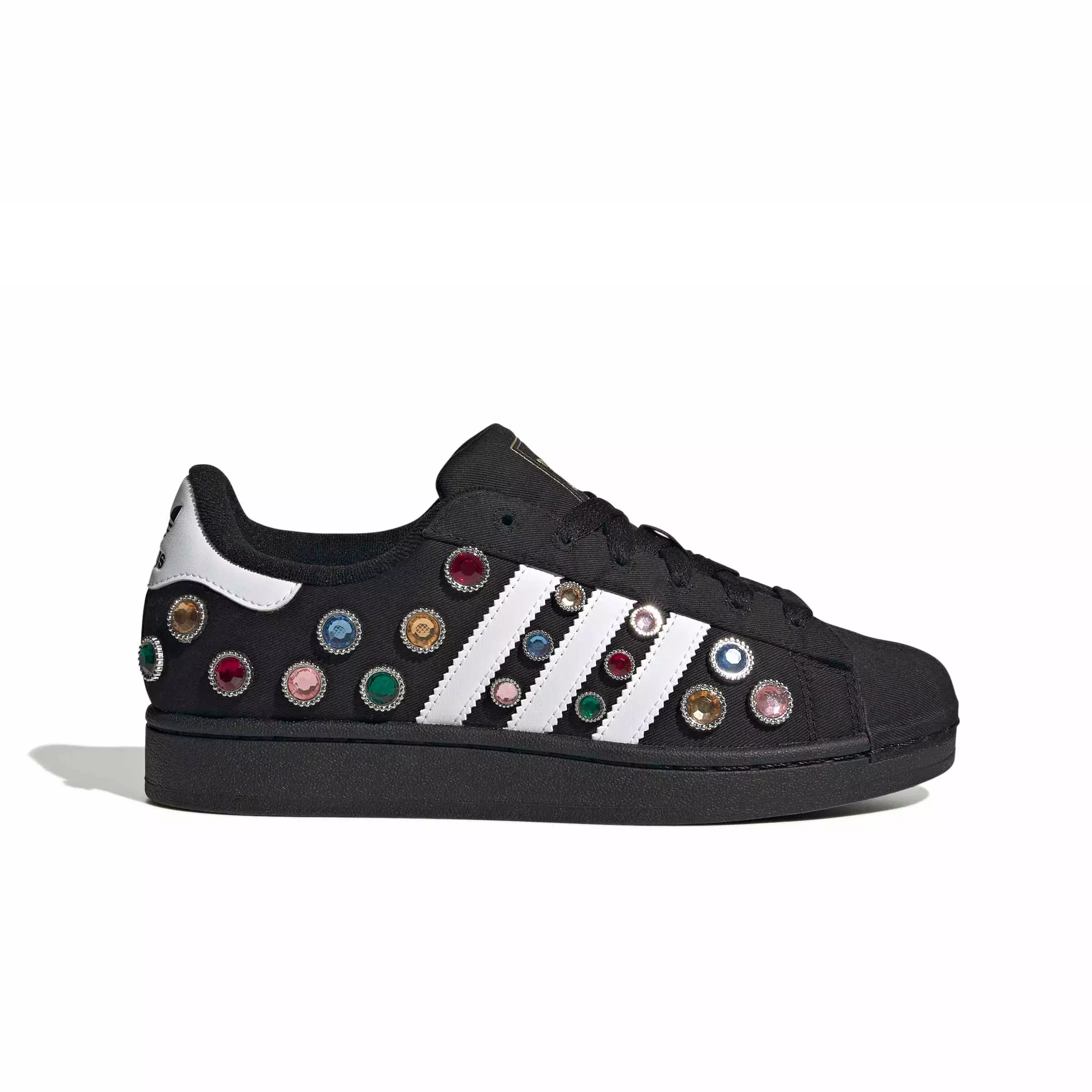 adidas Originals Superstar II Jewels "Core Black/White" Women's Shoe - BLACK